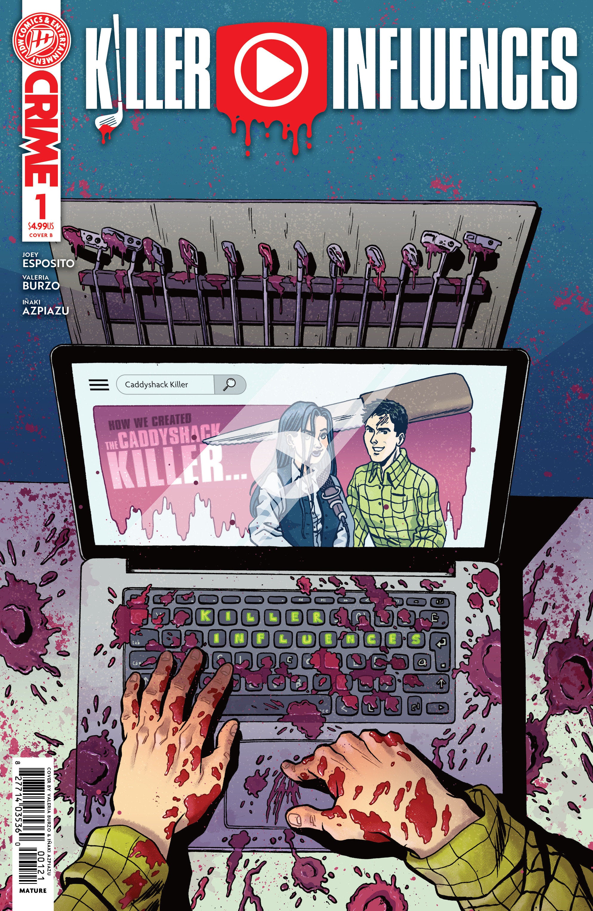 Killer Influences #1 Variant B (Burzo) | Odin's Place