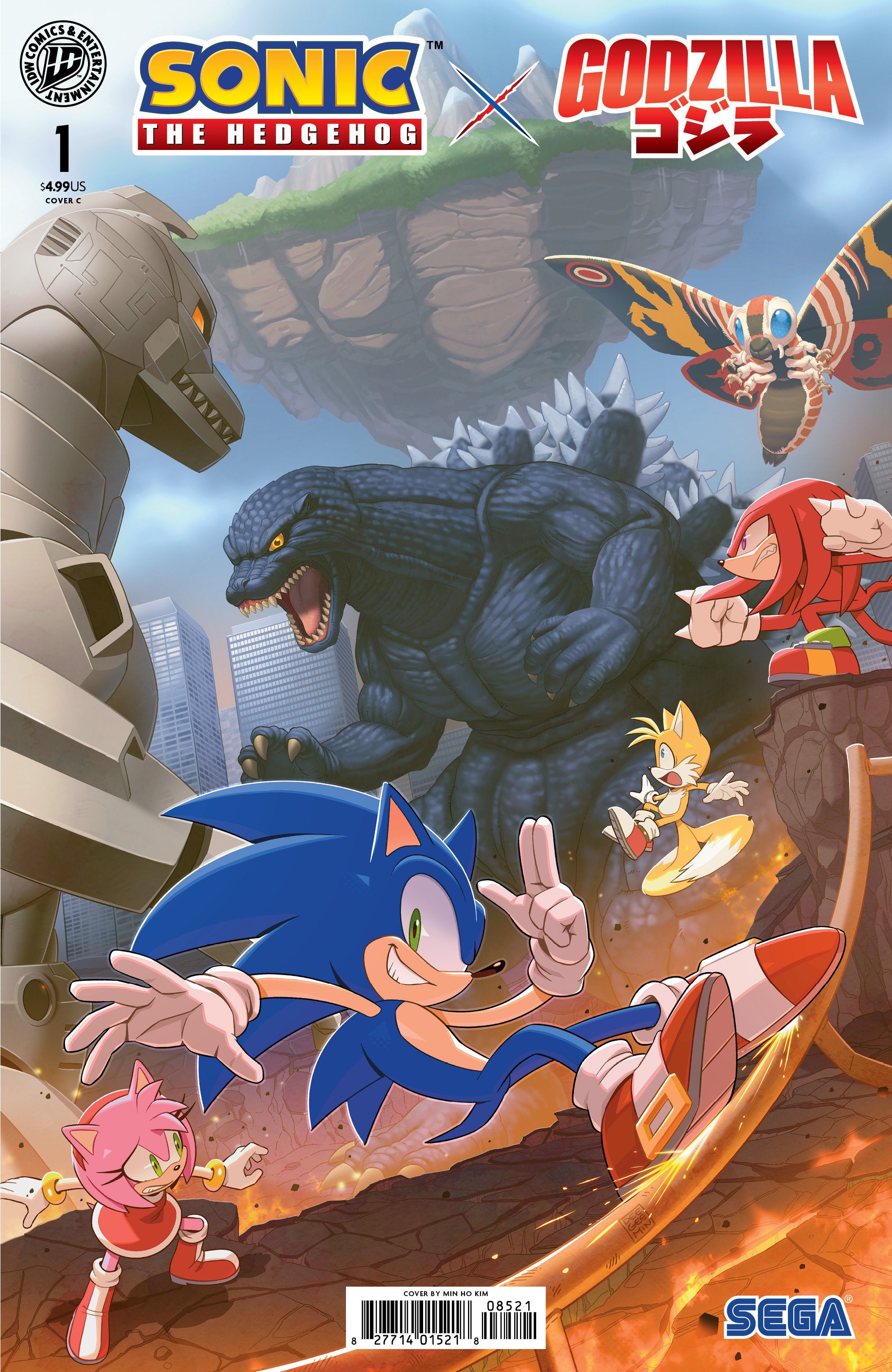 Sonic The Hedgehog X Godzilla #1 Variant C (Kim) | Odin's Place