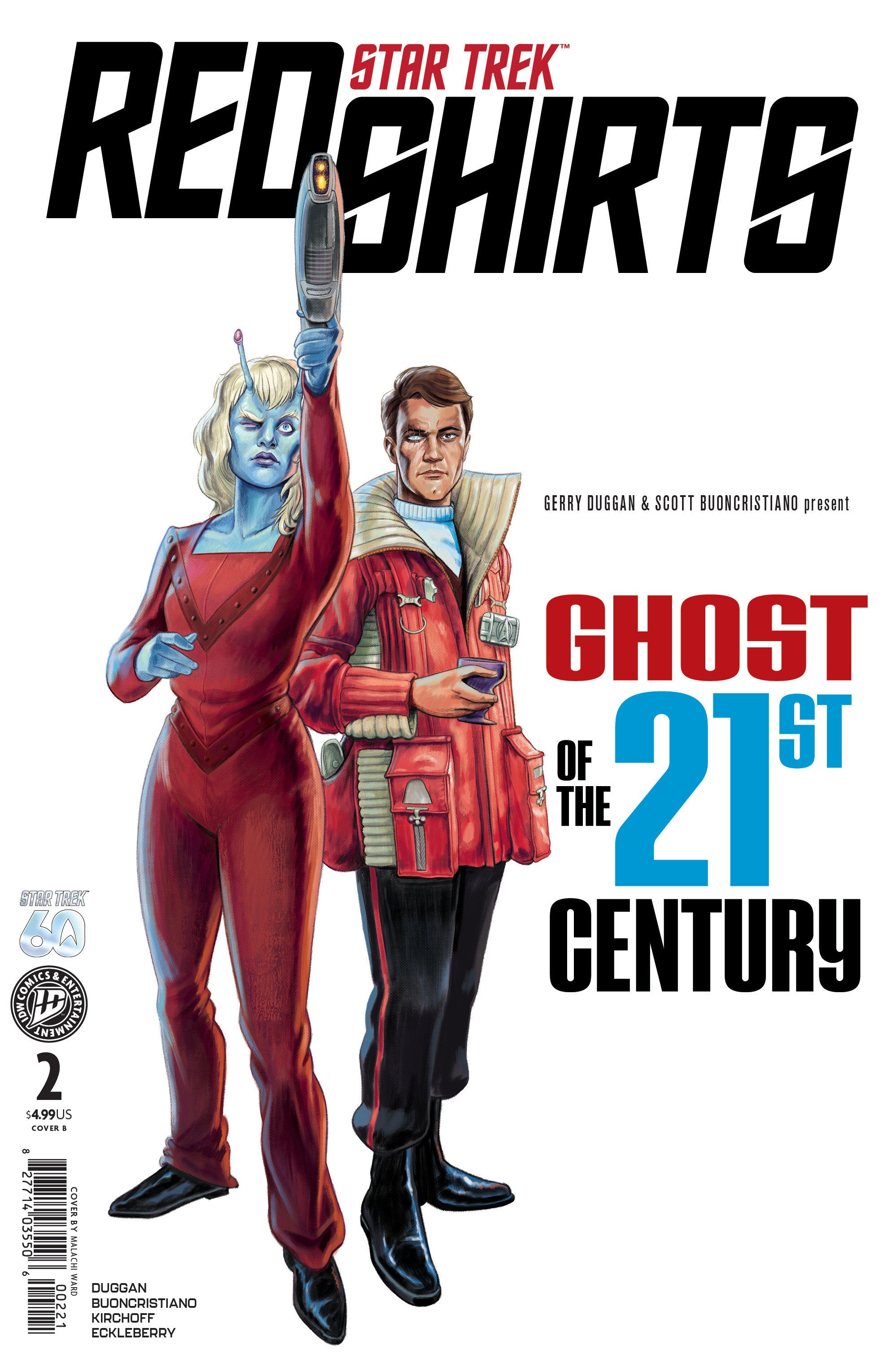 Star Trek: Red Shirts  Ghost Of The 21st Century #2 Variant B (Ward) | Odin's Place