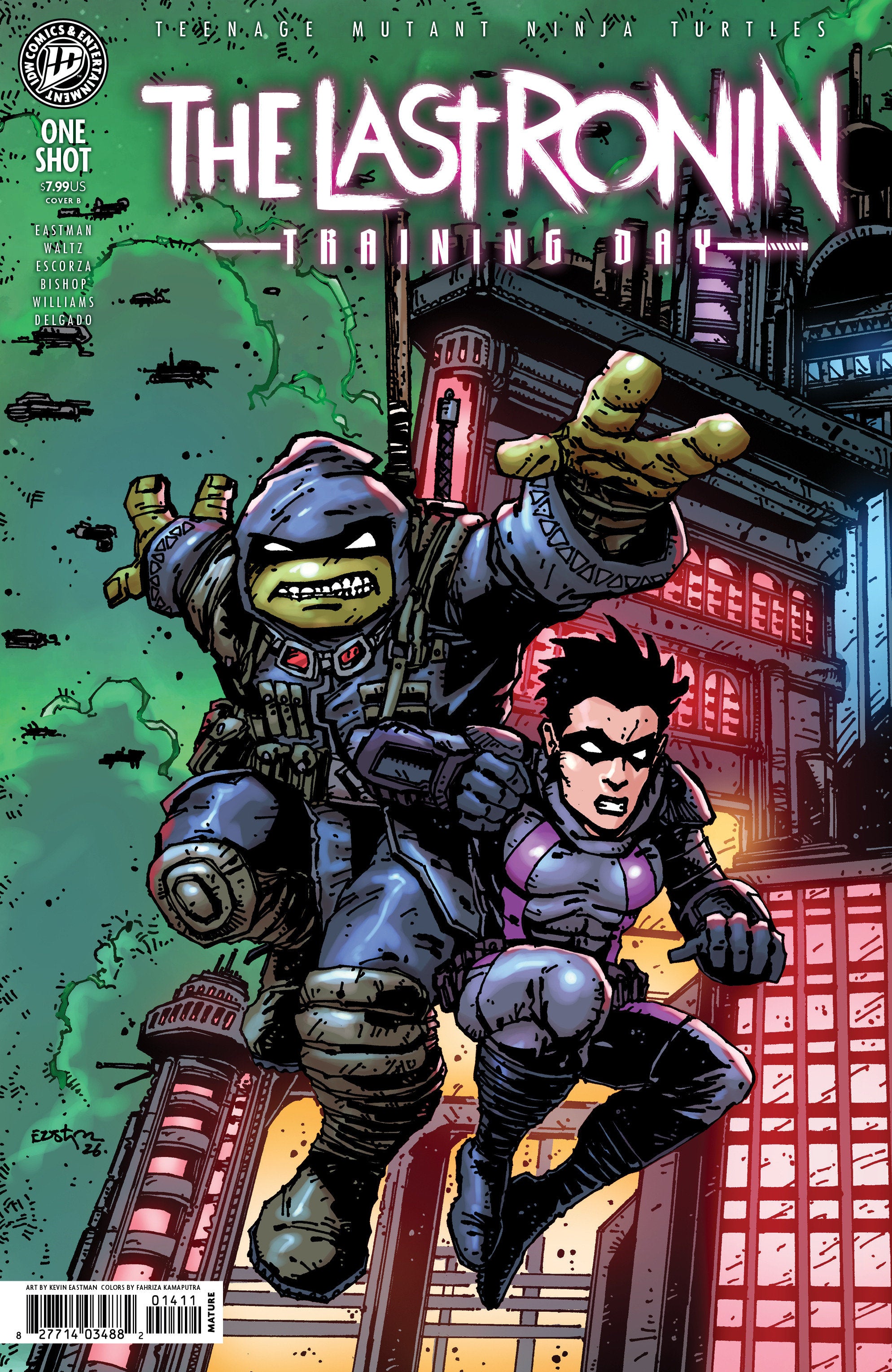 Teenage Mutant Ninja Turtles: The Last Ronin  Training Day Variant B (Eastman) | Odin's Place