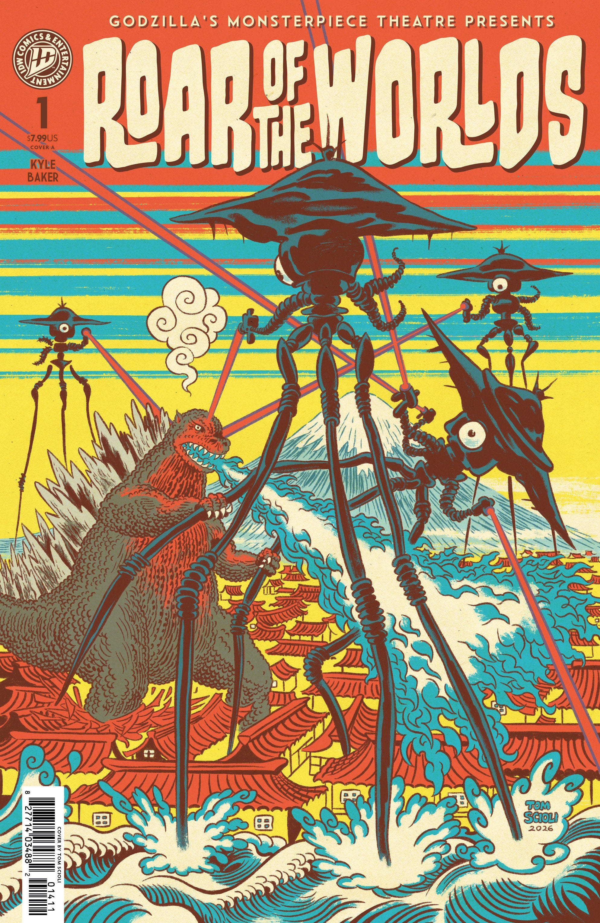 Godzilla's Monsterpiece Theatre Presents: Roar Of The Worlds Cover A (Scioli) | Odin's Place