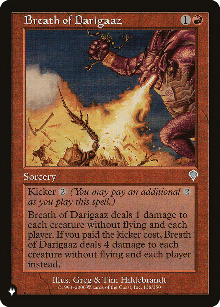 Breath of Darigaaz [The List] | Odin's Place