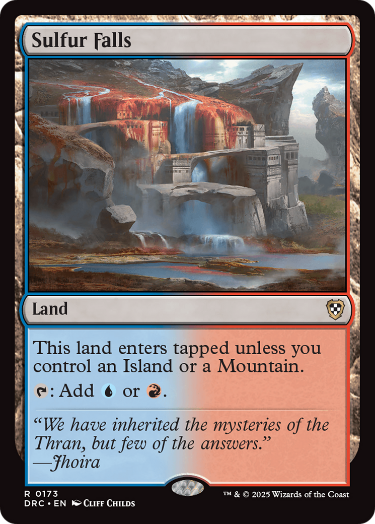 Sulfur Falls [Aetherdrift Commander] | Odin's Place