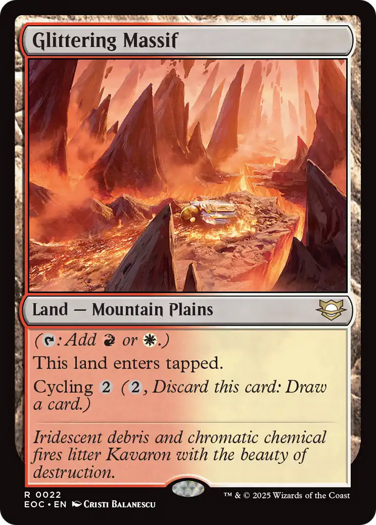 Glittering Massif [Edge of Eternities Commander] | Odin's Place