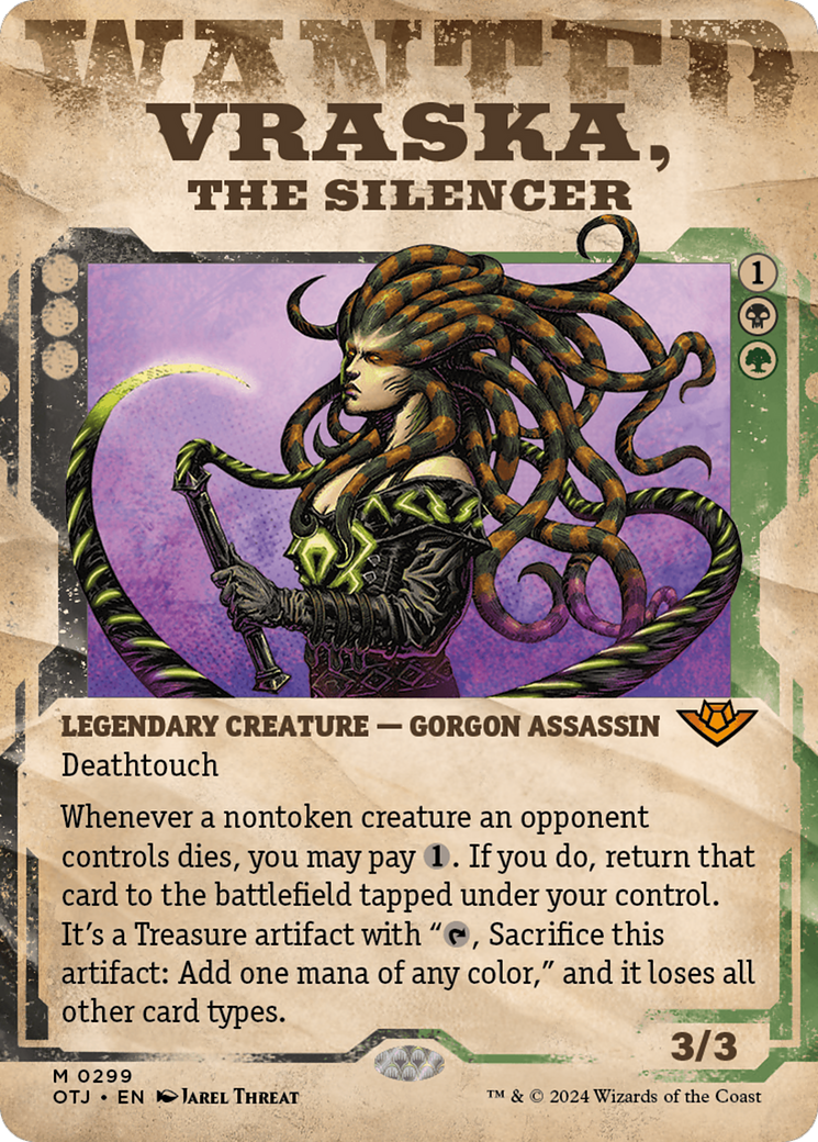 Vraska, the Silencer (Showcase) [Outlaws of Thunder Junction] | Odin's Place