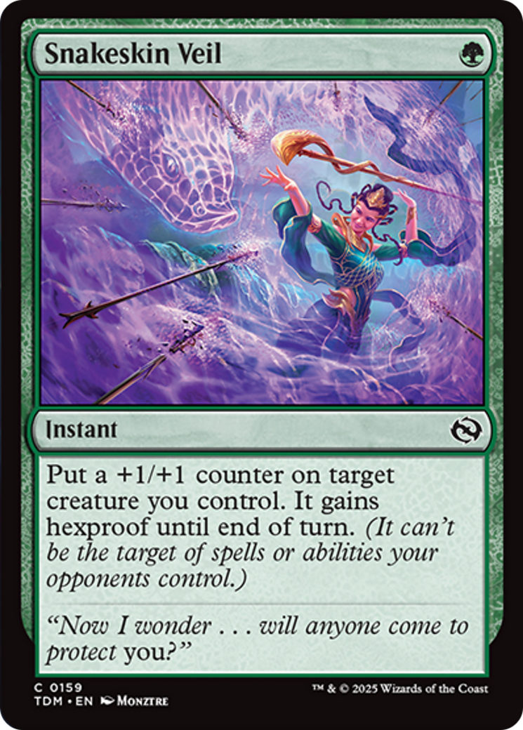 Snakeskin Veil [Tarkir: Dragonstorm] | Odin's Place