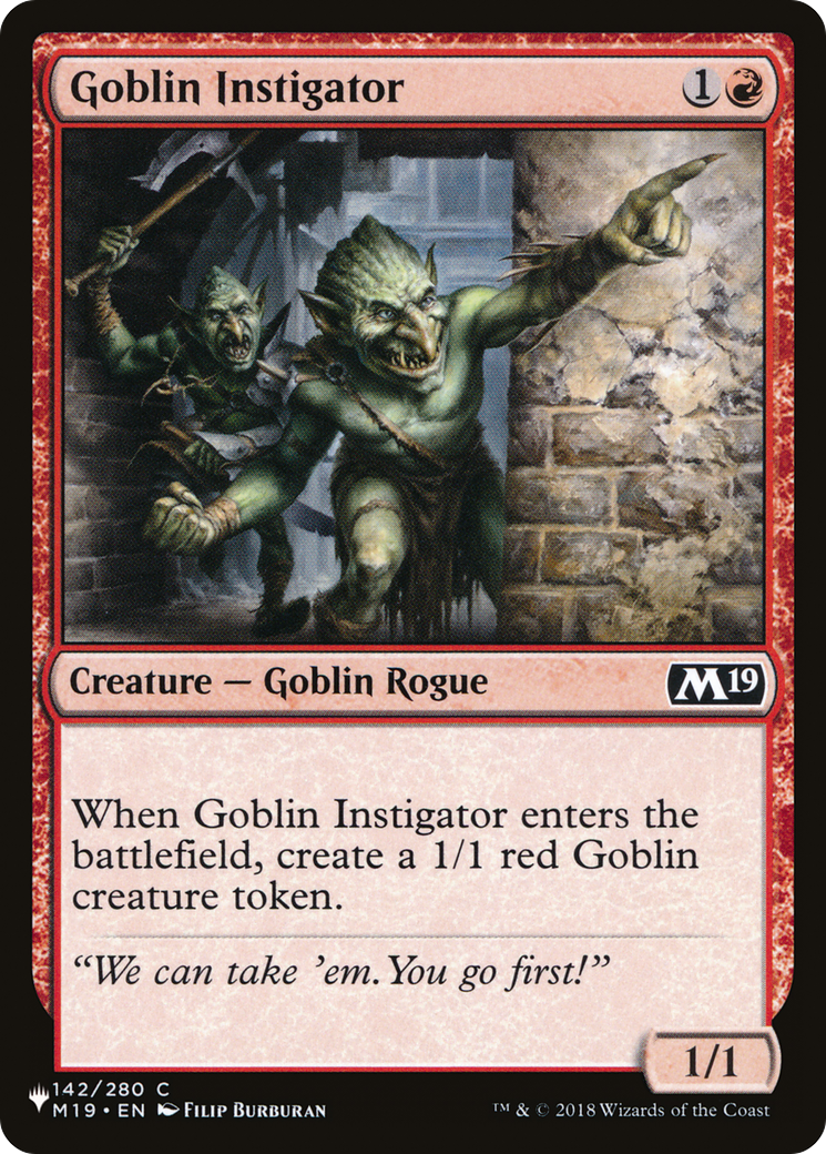 Goblin Instigator [The List] | Odin's Place