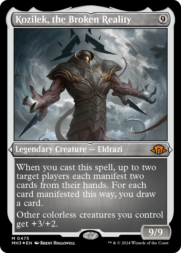 Kozilek, the Broken Reality (Foil Etched) [Modern Horizons 3] | Odin's Place