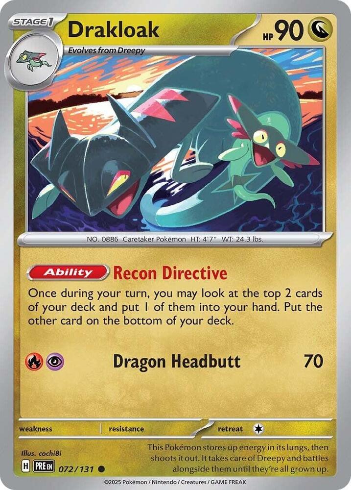 Drakloak (072/131) [Scarlet & Violet: Prismatic Evolutions] | Odin's Place