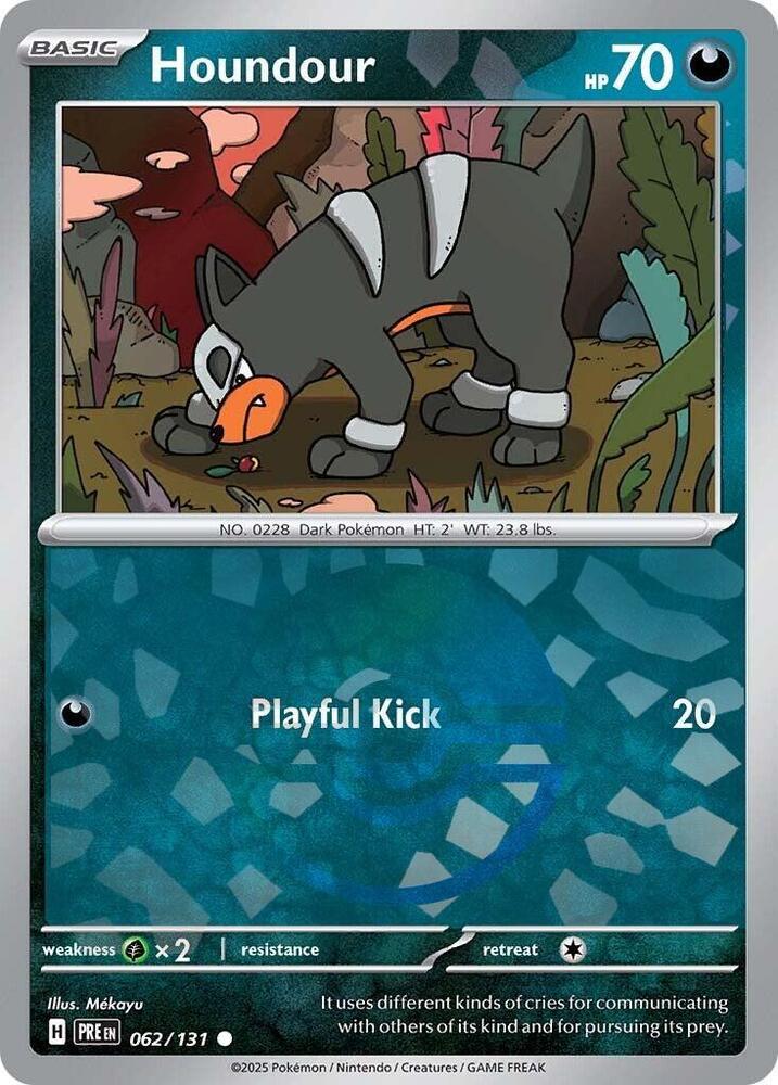 Houndour (062/131) (Poke Ball Pattern) [Scarlet & Violet: Prismatic Evolutions] | Odin's Place