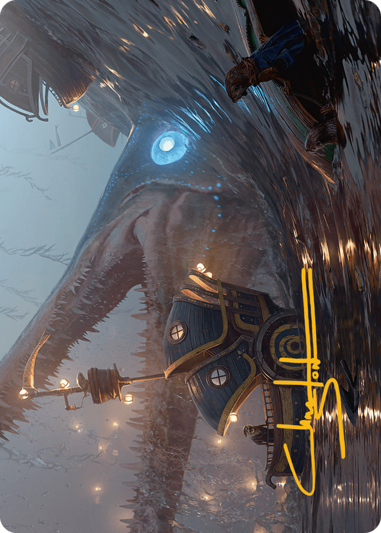 Eluge, the Shoreless Sea Art Card (Gold-Stamped Signature) [Bloomburrow Art Series] | Odin's Place