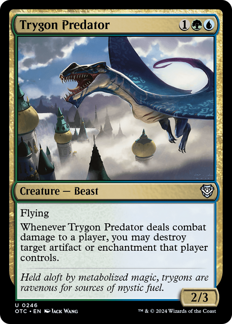 Trygon Predator [Outlaws of Thunder Junction Commander] | Odin's Place