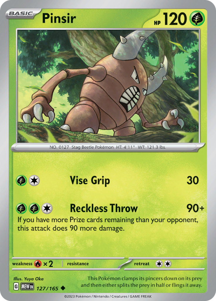Pinsir (127/165) [Scarlet & Violet 151] | Odin's Place