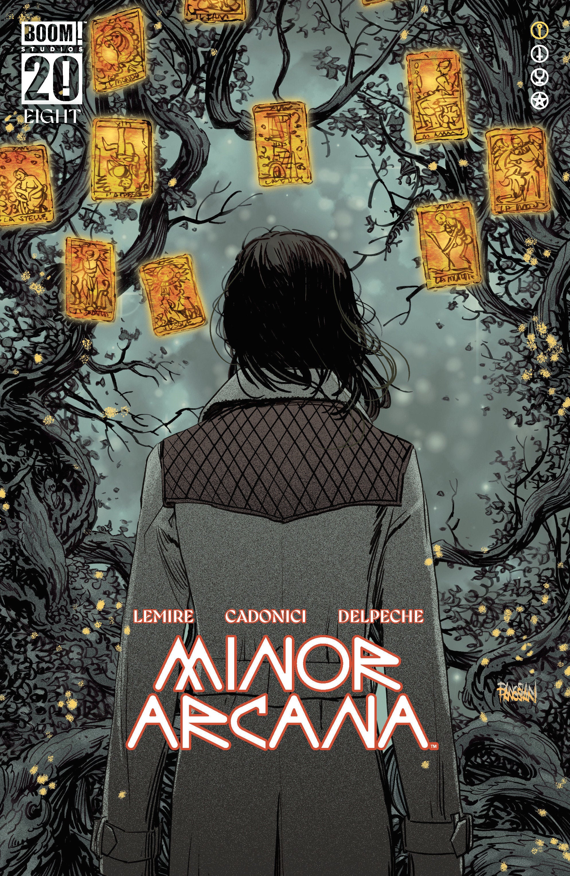 Minor Arcana #8 C Boom 20th Anniversary Variant (Dressed, Panosian) | Odin's Place