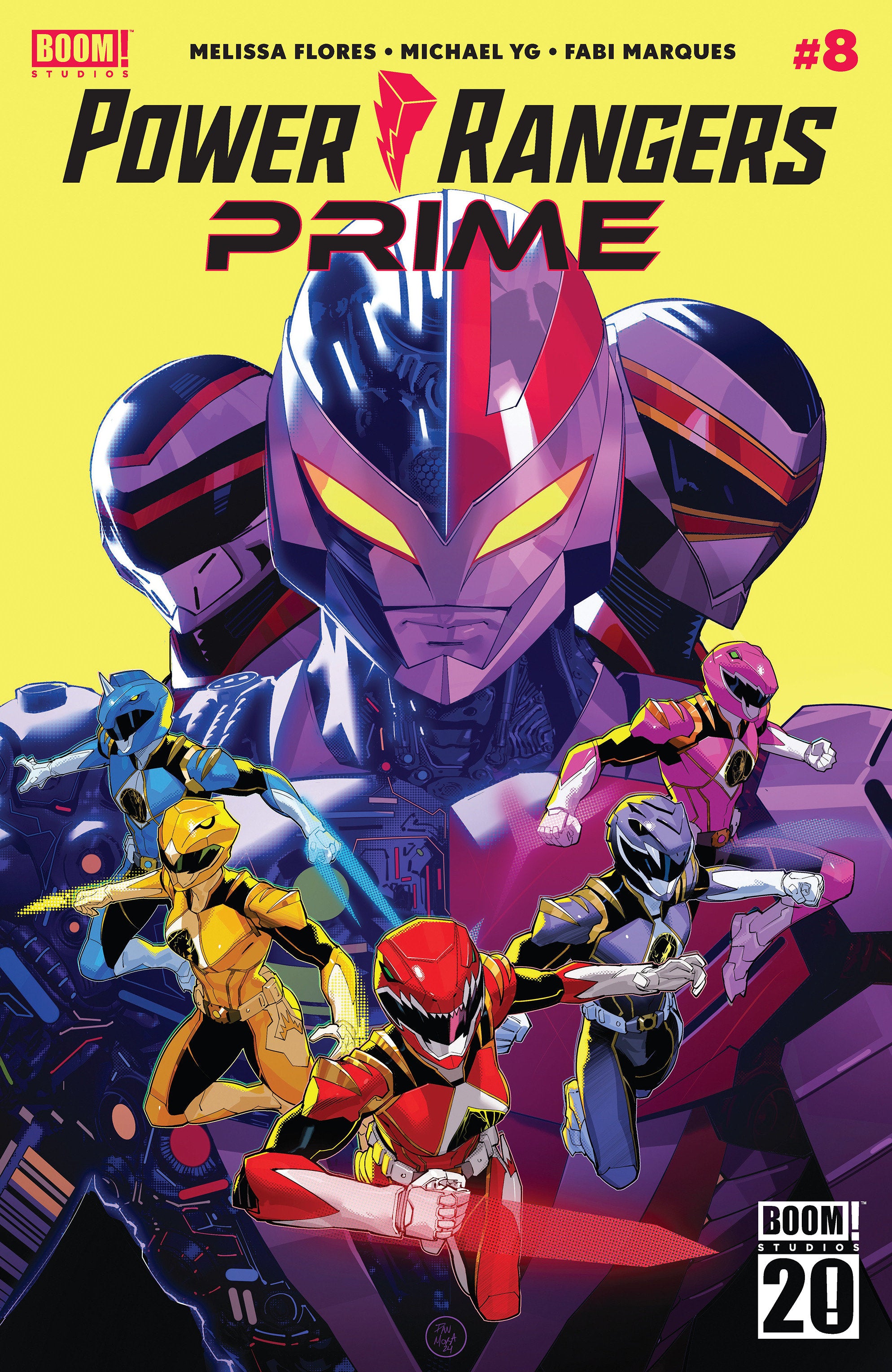 Power Rangers Prime #8 A Main (Dressed, Mora) | Odin's Place