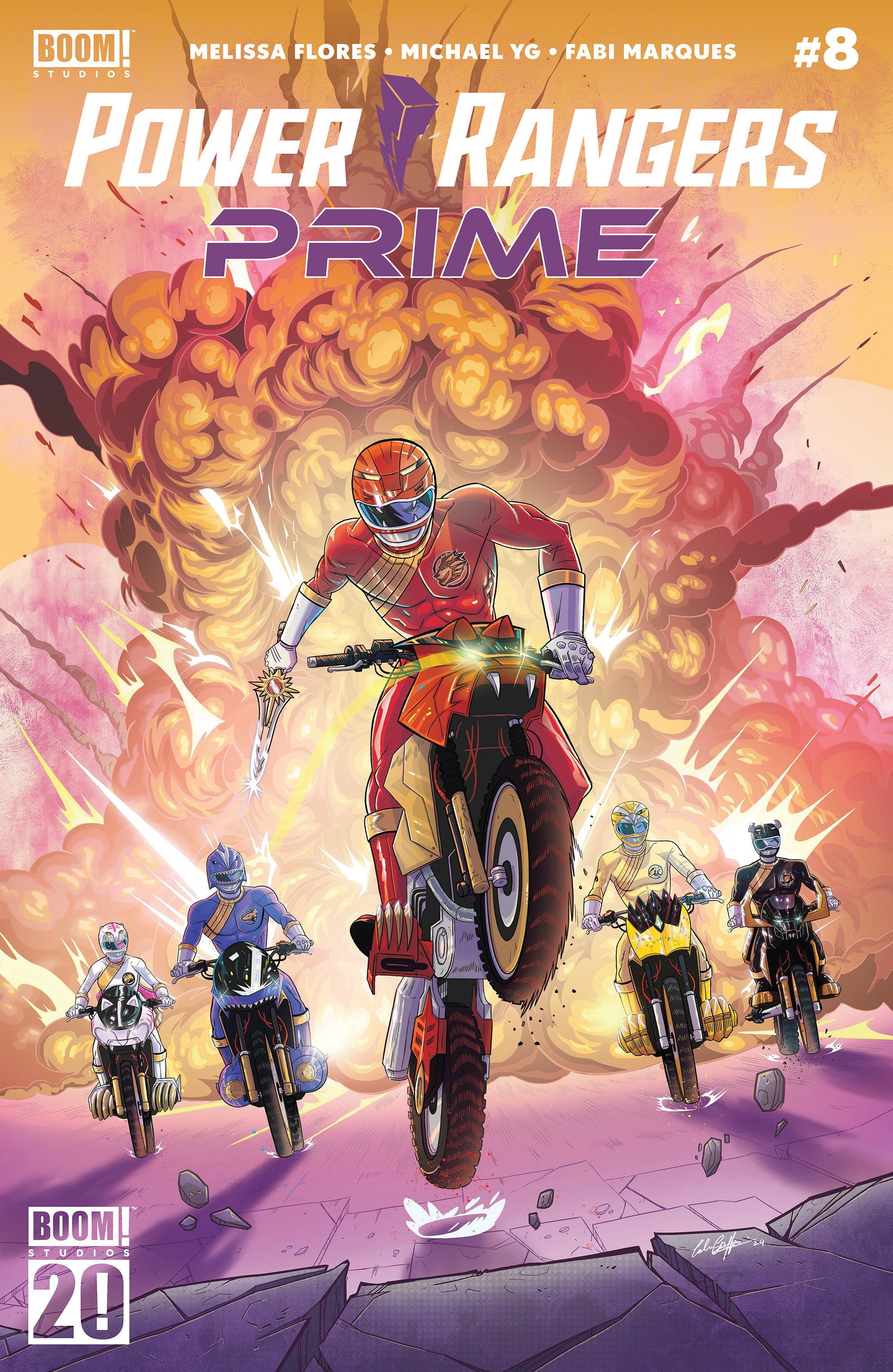 Power Rangers Prime #8 B Variant (Dressed, Griffin) | Odin's Place