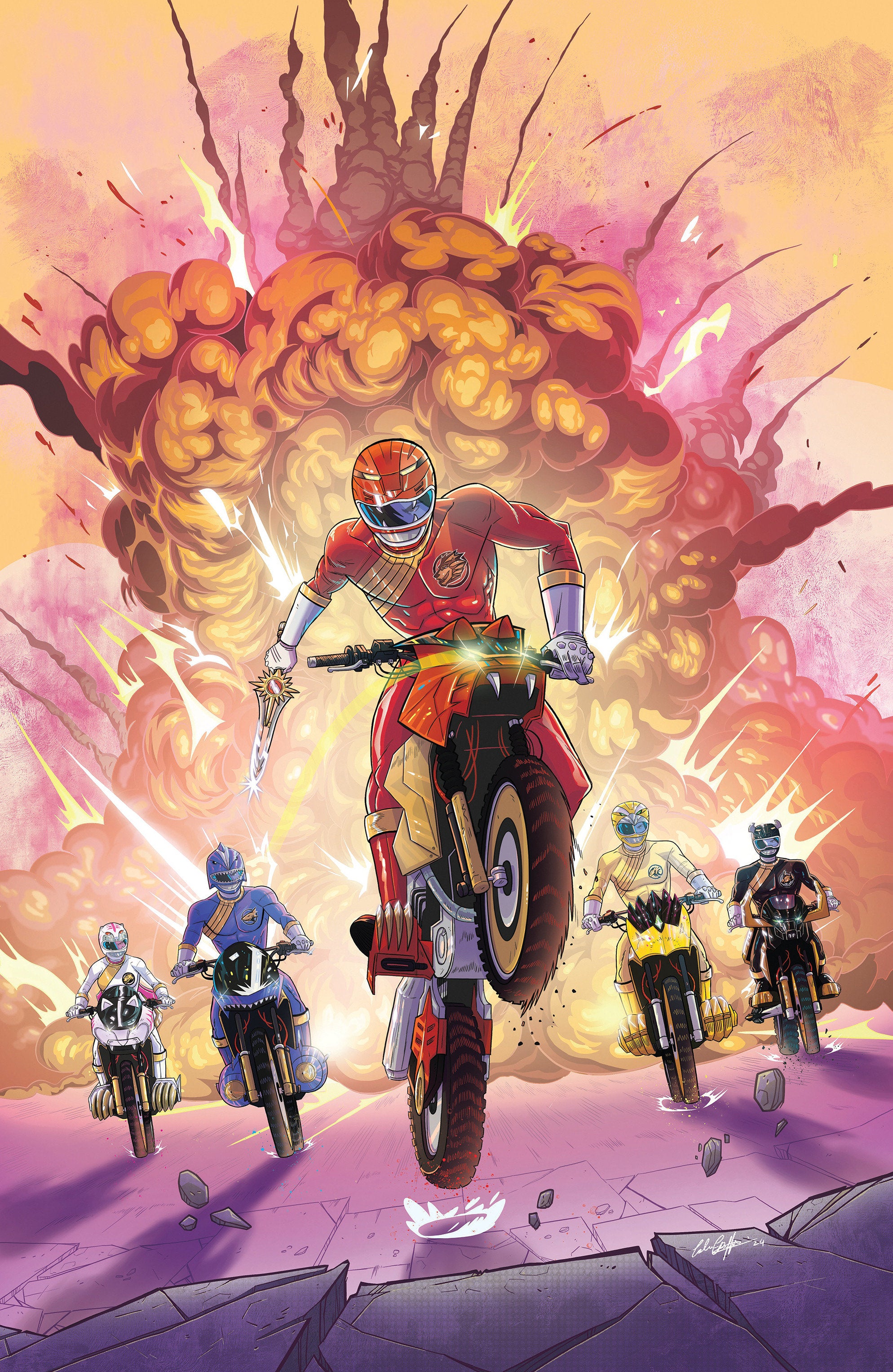 Power Rangers Prime #8 D 1 in 10 Variant Edition (Full Art, Griffin) | Odin's Place