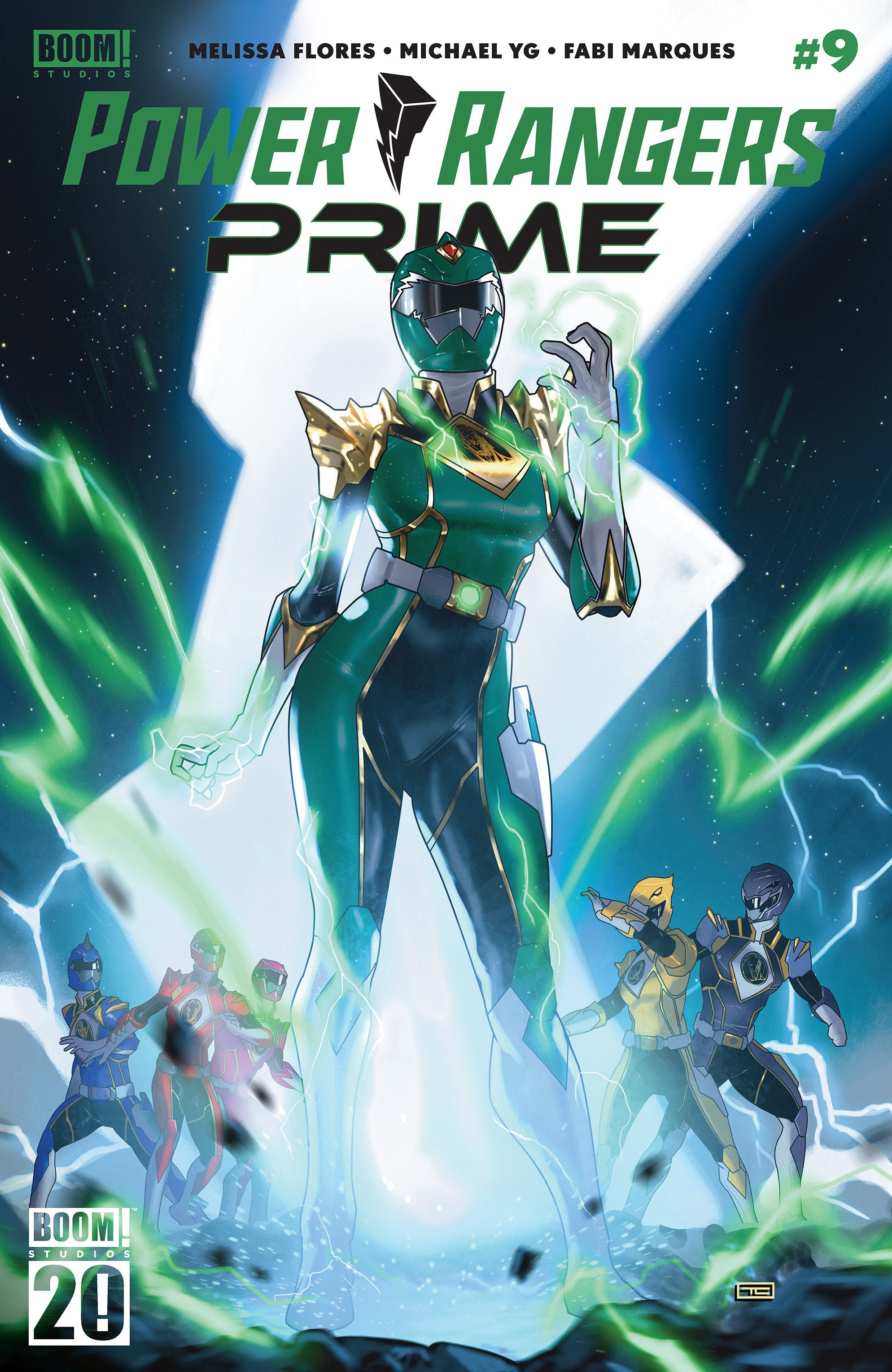 Power Rangers Prime #9 A Main (Dressed, Clarke) | Odin's Place