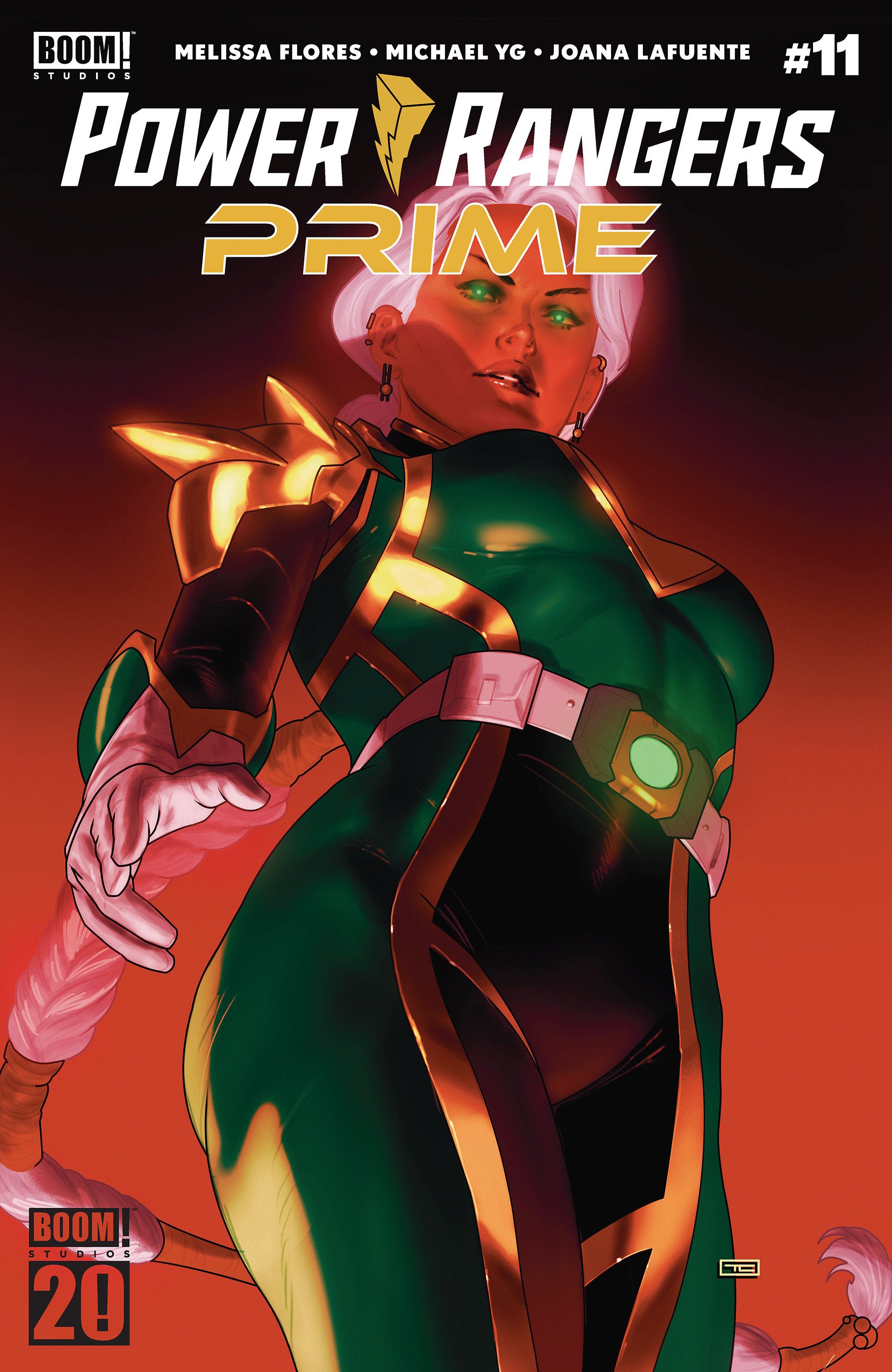Power Rangers Prime #11 C Boom 20th Anniversary Variant (Dressed, Clarke) | Odin's Place