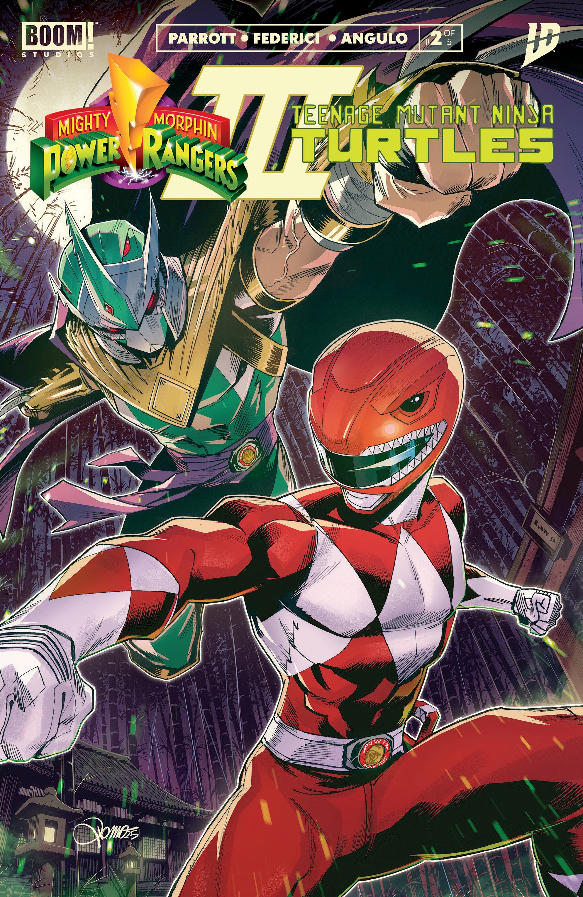 Mighty Morphin Power Rangers/Teenage Mutant Ninja Turtles III #2 A Main (Dressed, Zonno) | Odin's Place