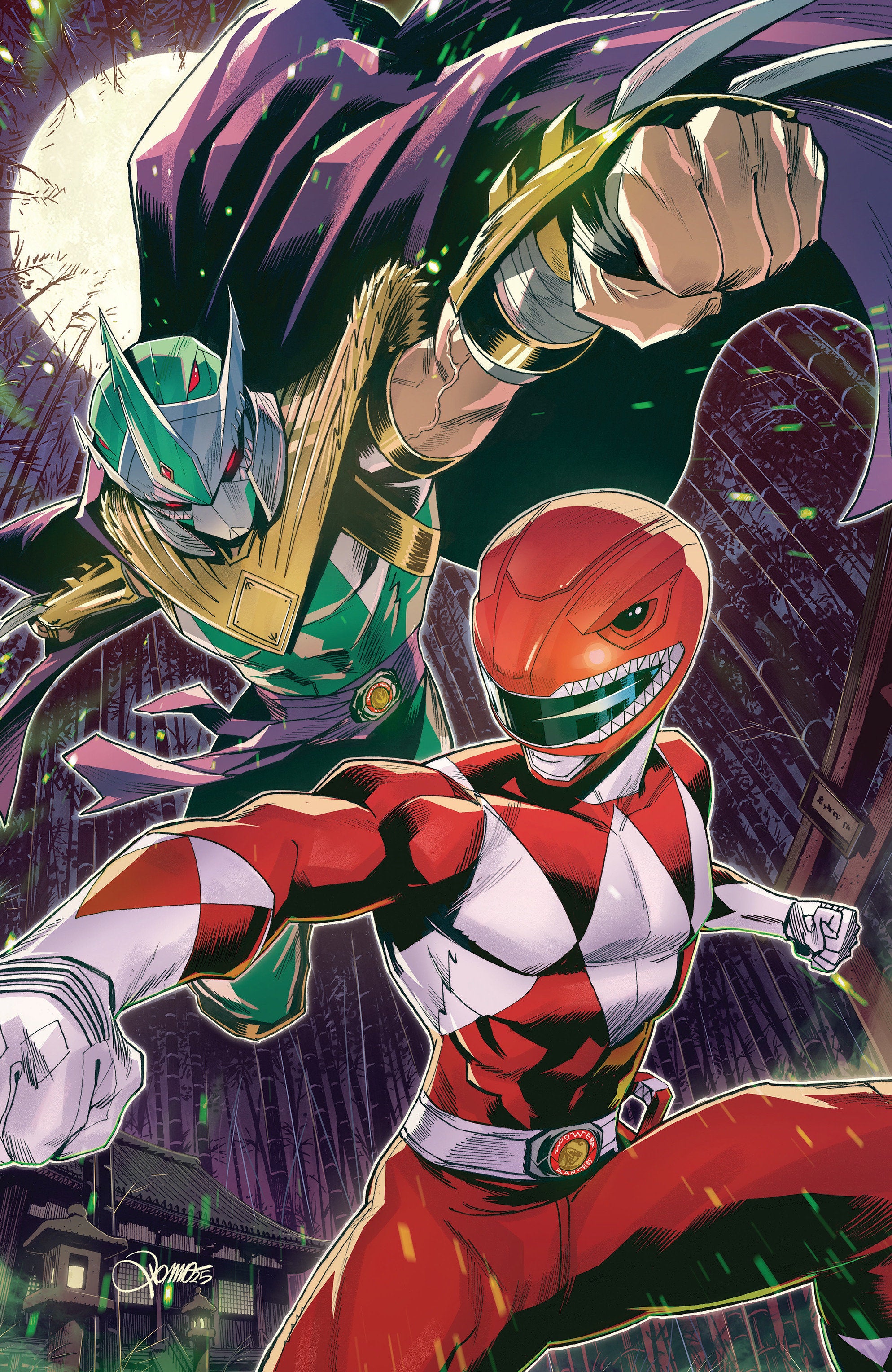 Mighty Morphin Power Rangers/Teenage Mutant Ninja Turtles III #2 D Variant (Full Art, Foil, Zonno) | Odin's Place