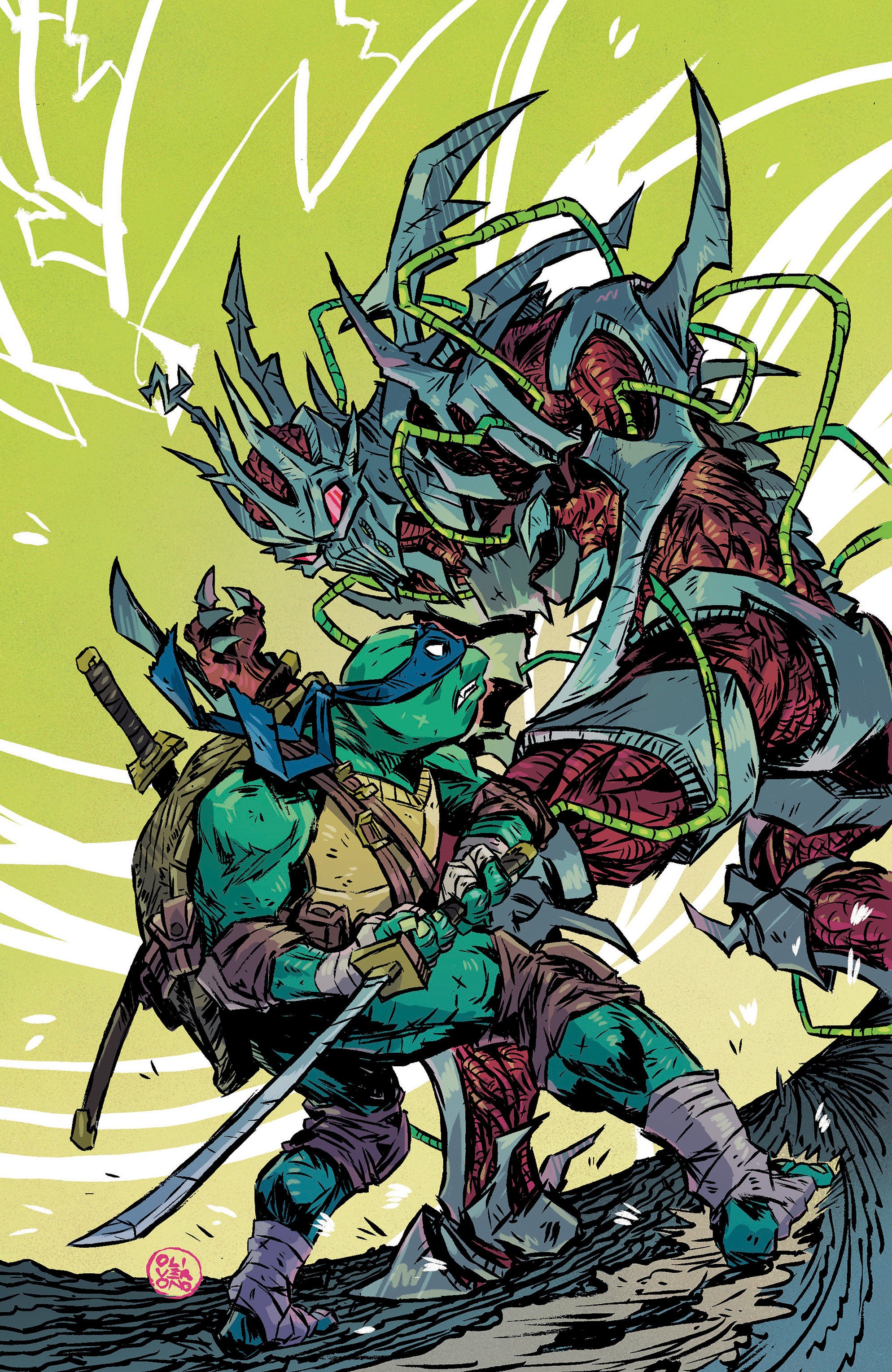 Mighty Morphin Power Rangers/Teenage Mutant Ninja Turtles III #5 D 1:5 Variant Edition (Full Art, Ono) | Odin's Place