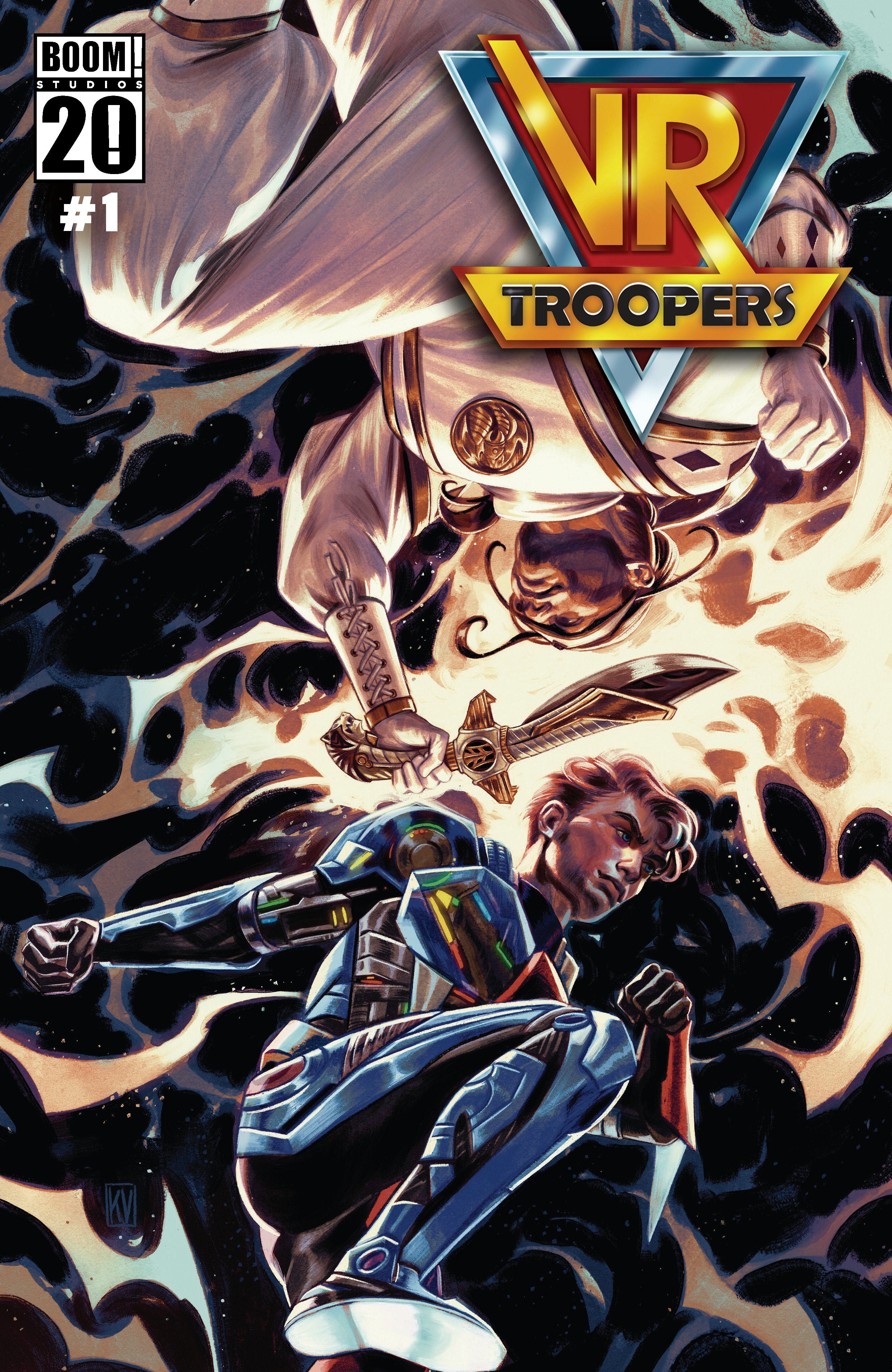 Vr Troopers/Power Rangers Flipbook Facsimile Edition #1 B 1:5 Variant Edition (Dressed, Valerio) | Odin's Place