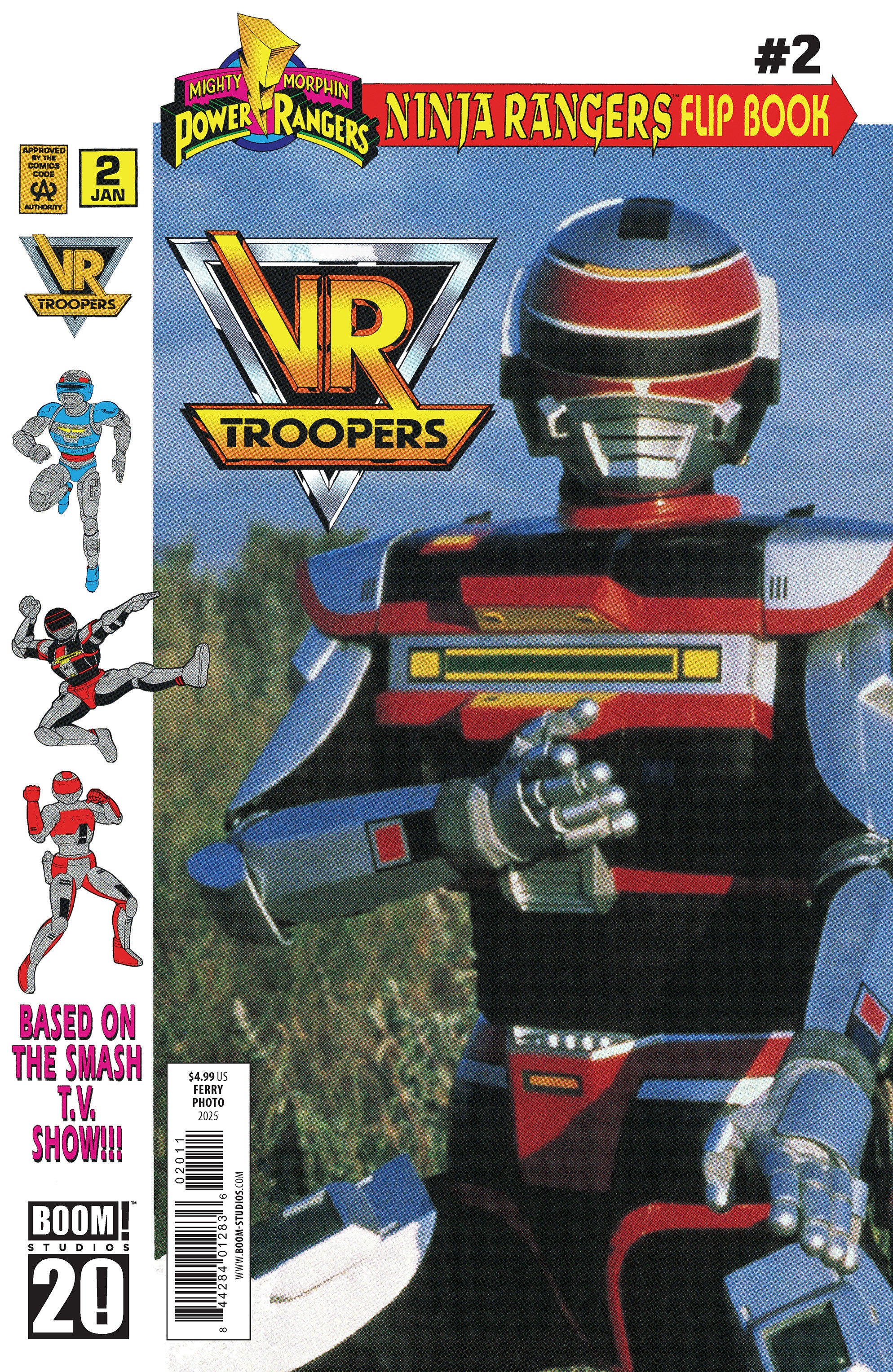 Vr Troopers/Power Rangers Flipbook Facsimile Edition #2 A Main (Dressed, Ferry/Photo) | Odin's Place