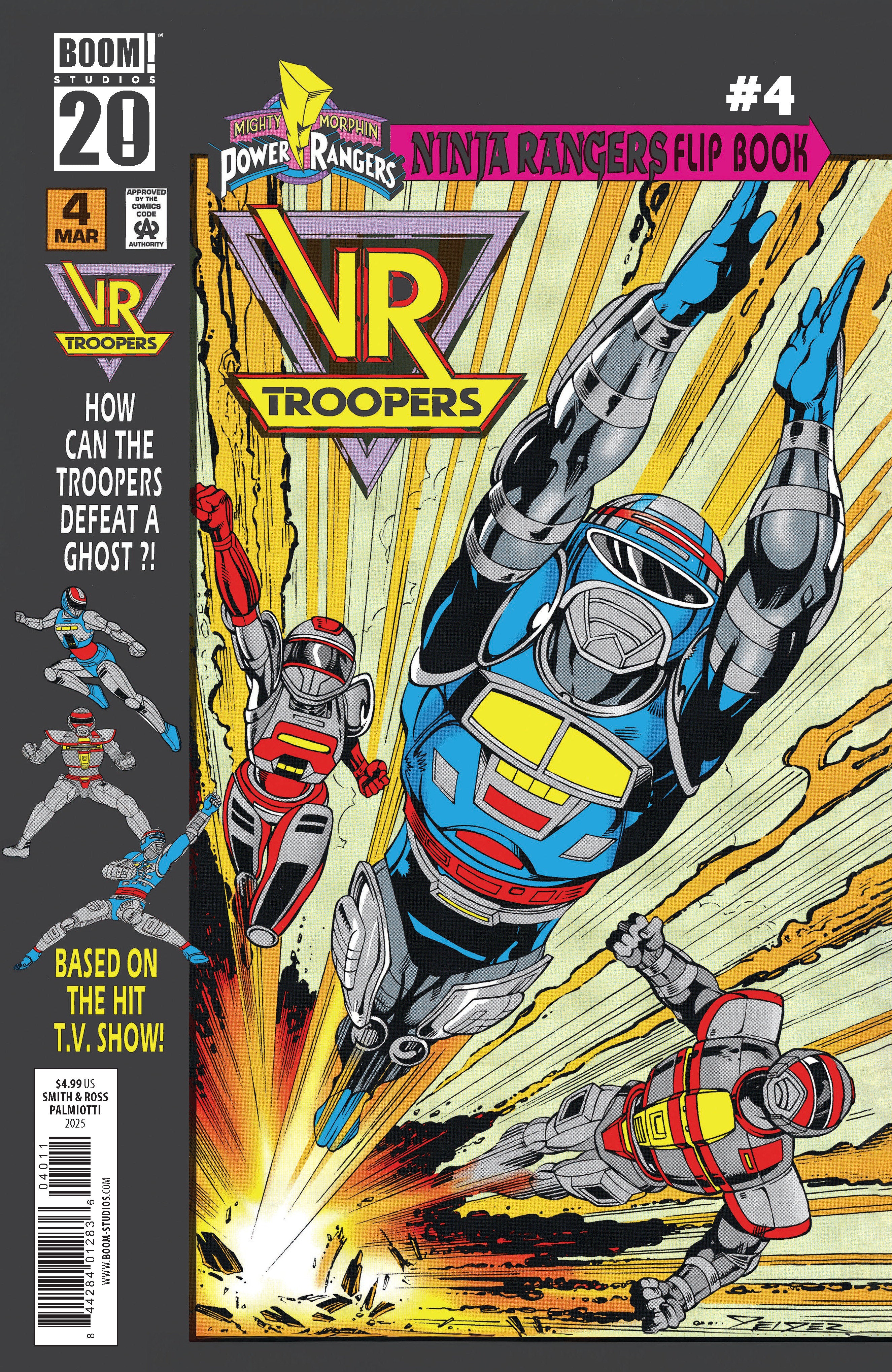 Vr Troopers/Power Rangers Flipbook Facsimile Edition #4 A Main (Dressed, Smith) | Odin's Place