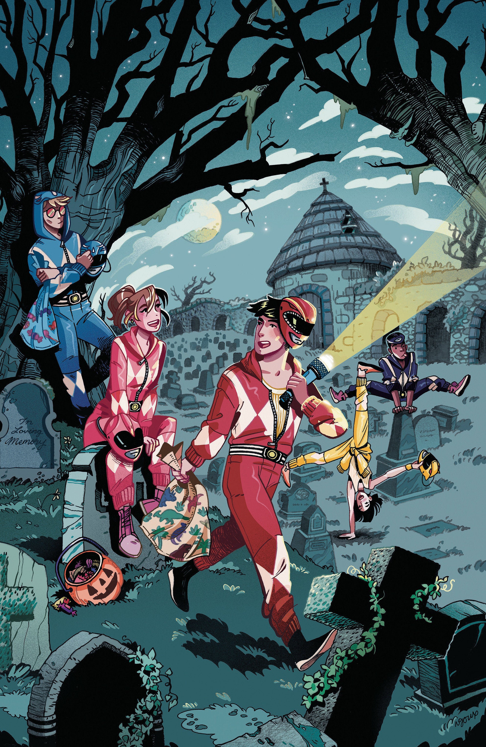 Mighty Morphin Power Rangers Halloween Special #1 F Unlimited Variant (Full Art, Goux) | Odin's Place
