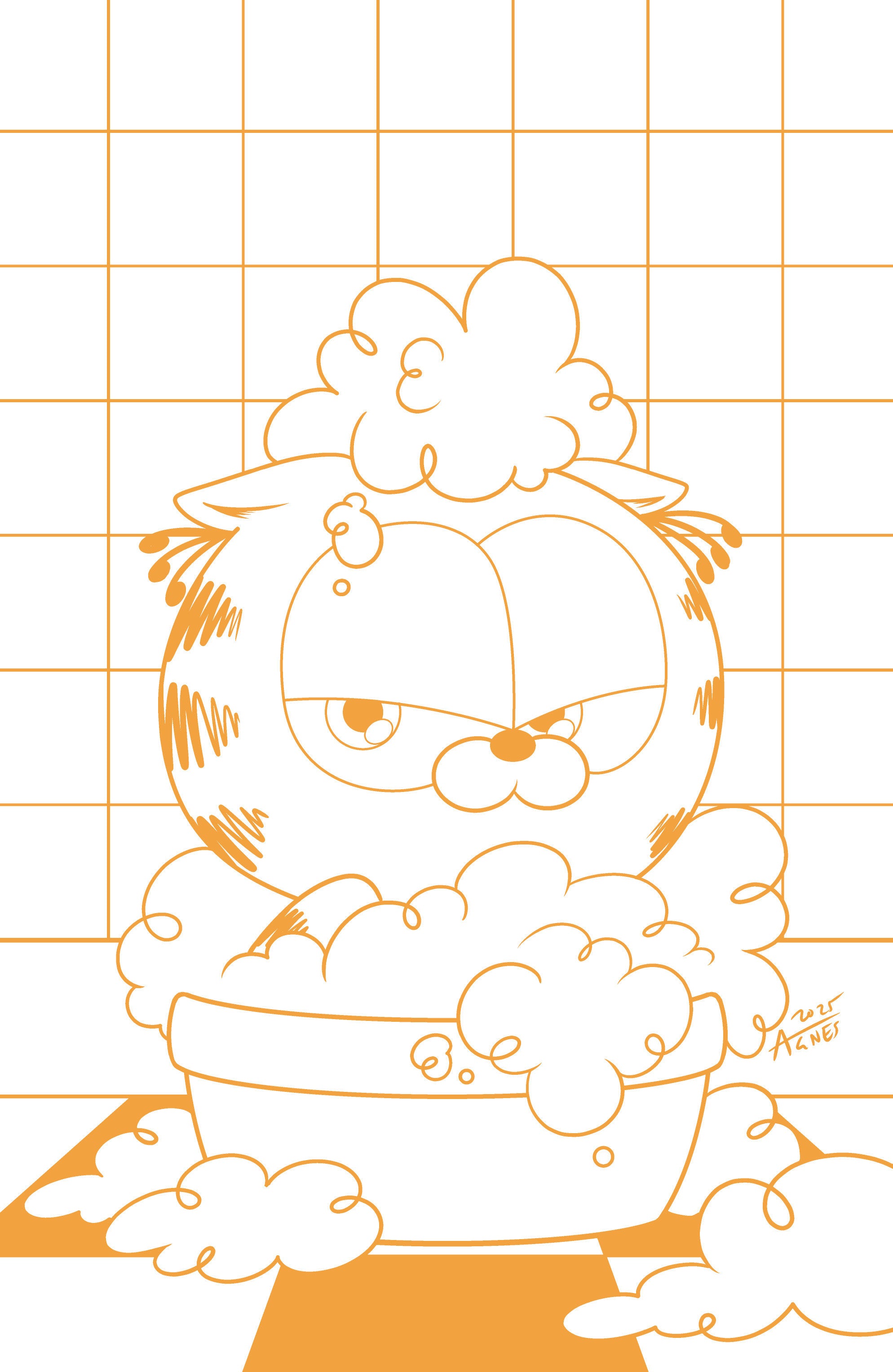 Baby Garfield #4 E Unlimited Variant (Full Art, Garbowska) | Odin's Place
