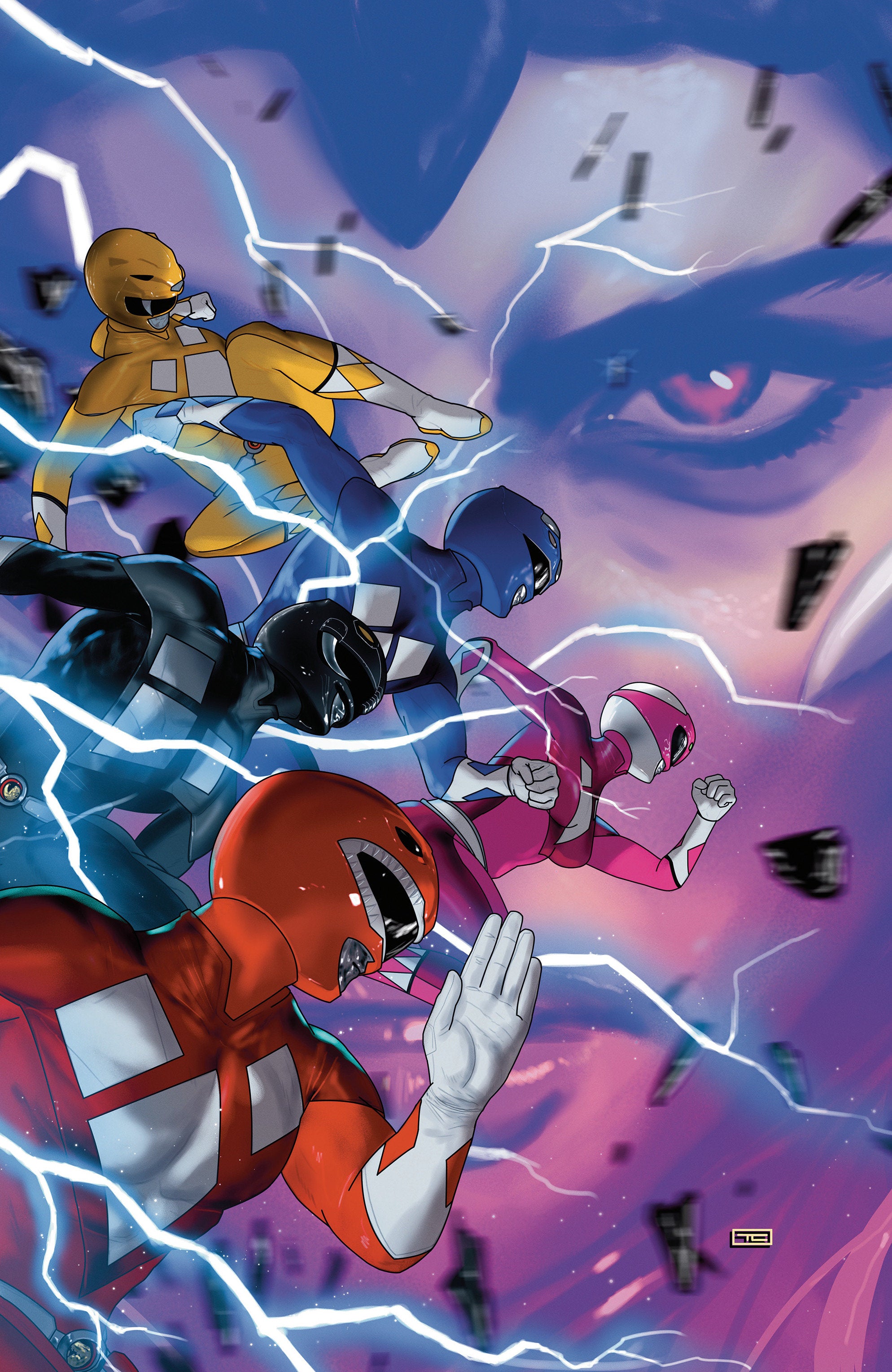 Mighty Morphin Power Rangers #1 Cover G 1:20 Taurin Clarke Virgin Variant | Odin's Place