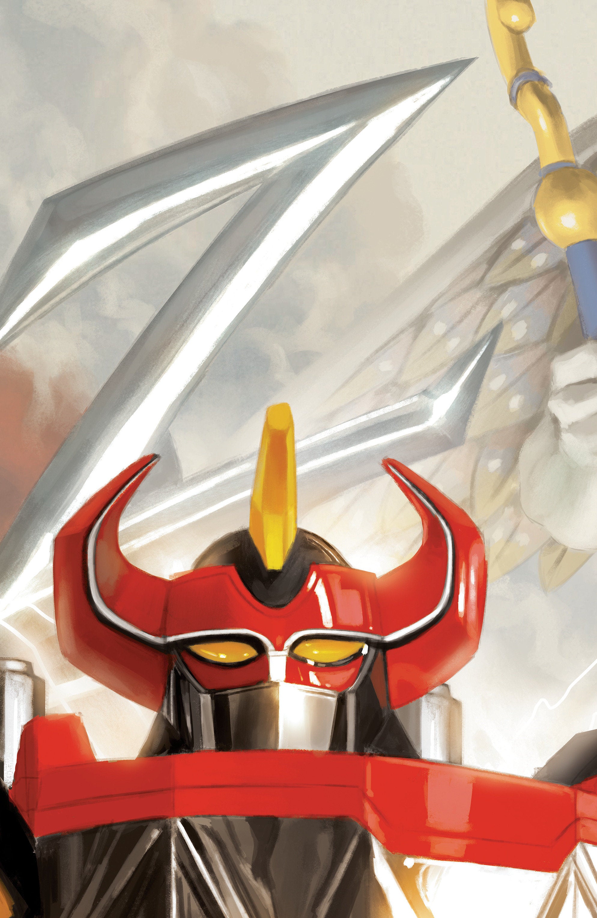 Mighty Morphin Power Rangers (2026) #2 C Megazord Connecting Variant (Full Art, Mercado) | Odin's Place