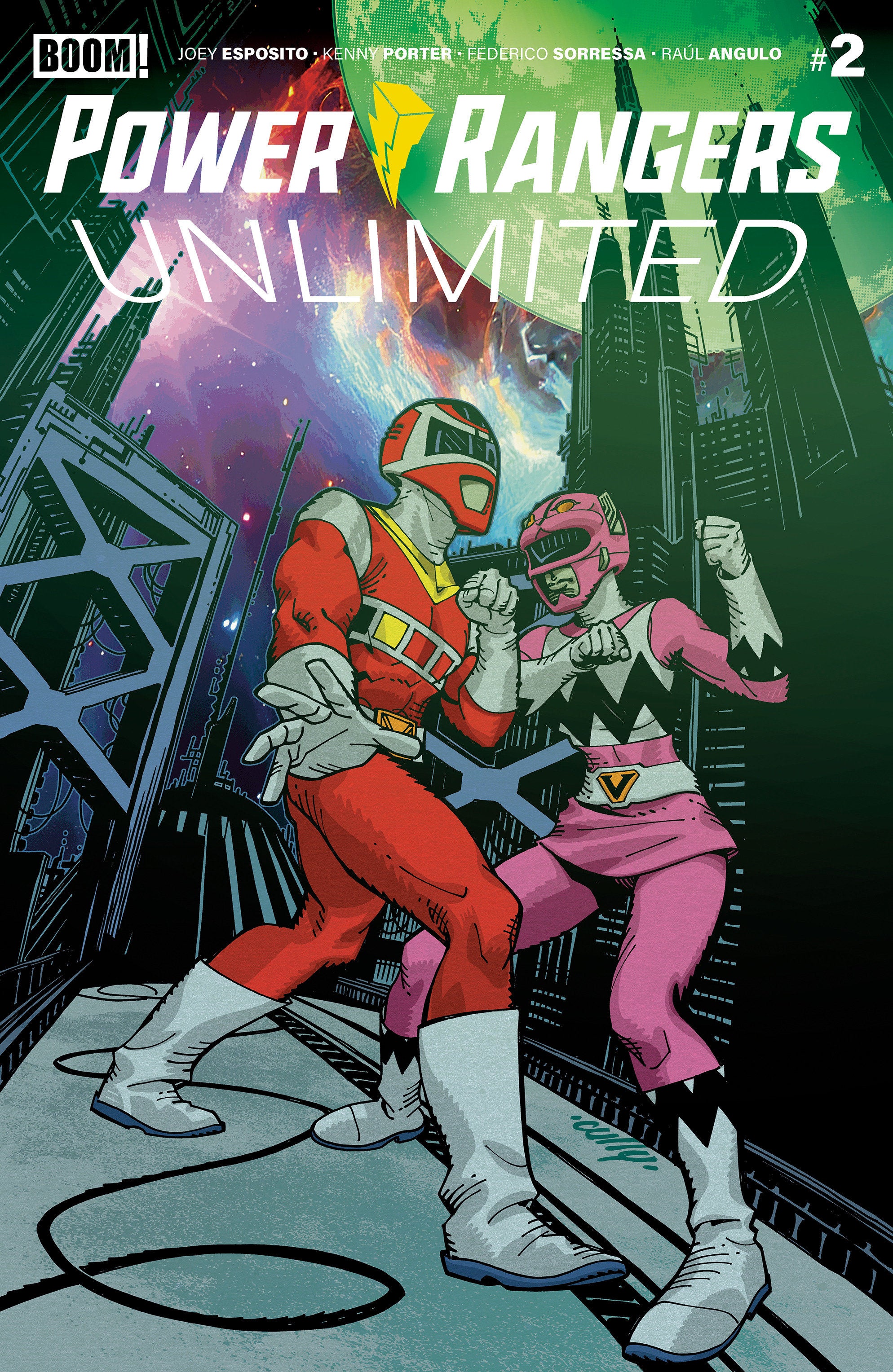Power Rangers Unlimited #2 B Variant (Dressed, Hamner) | Odin's Place