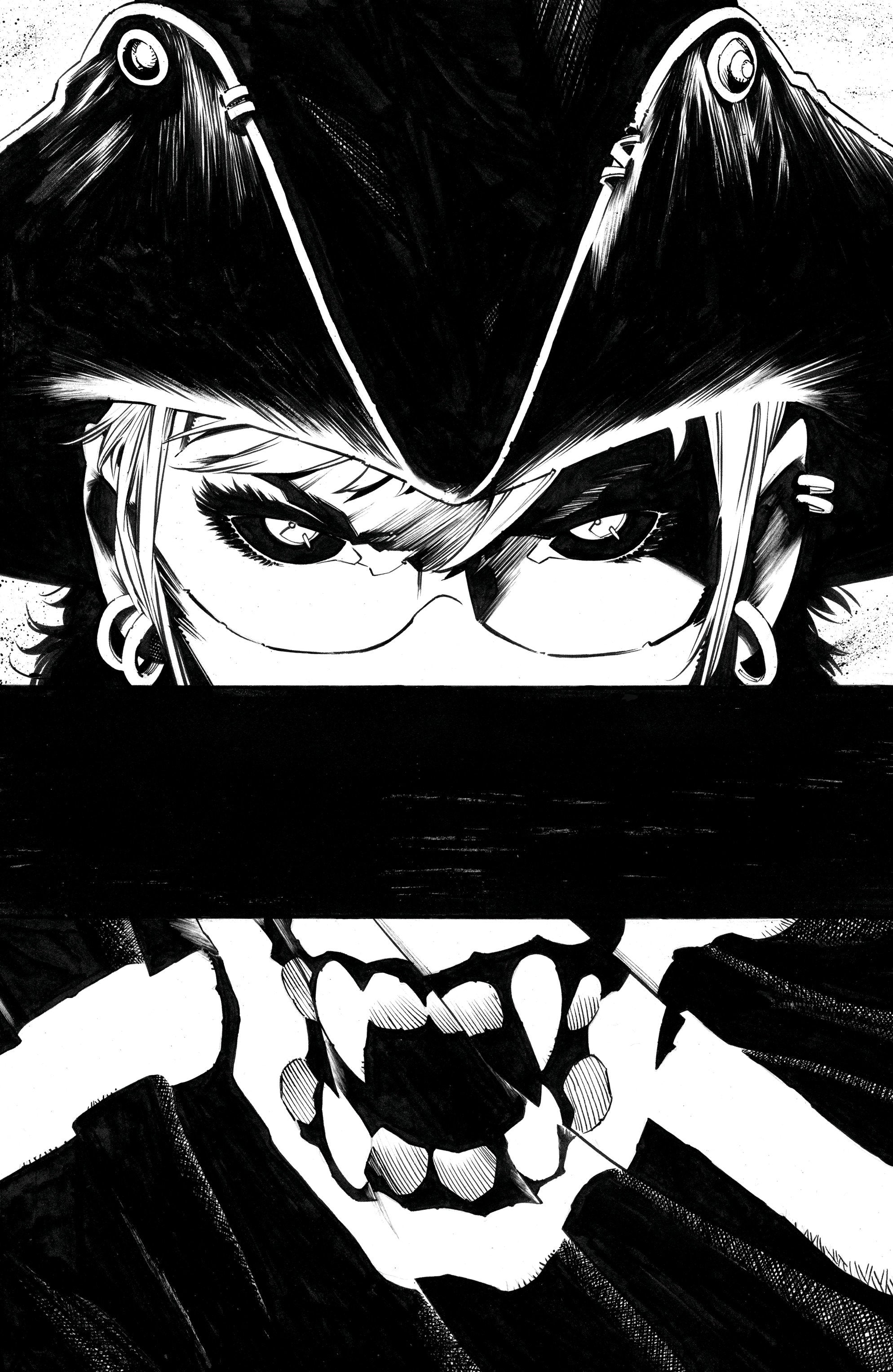 Vampyrates! #1 Cover F 1:10 Luca Pizzari Black & White Virgin Variant | Odin's Place