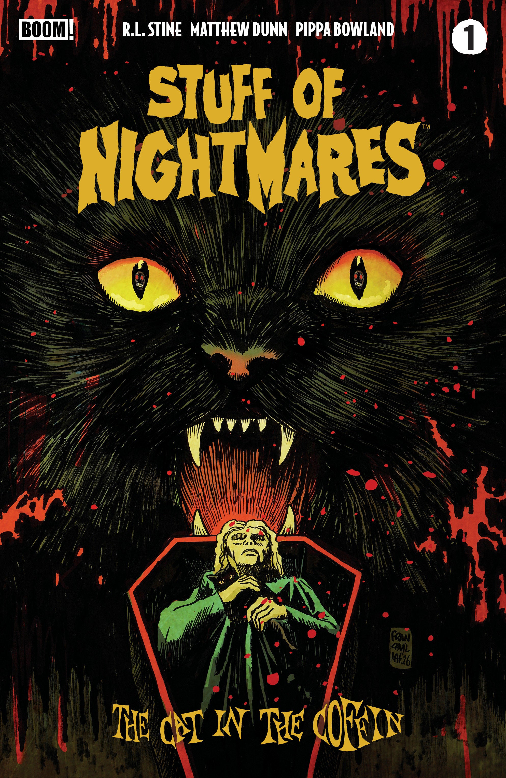 Stuff Of Nightmares: The Cat In The Coffin #1 A Main (Dressed, Francavilla) | Odin's Place