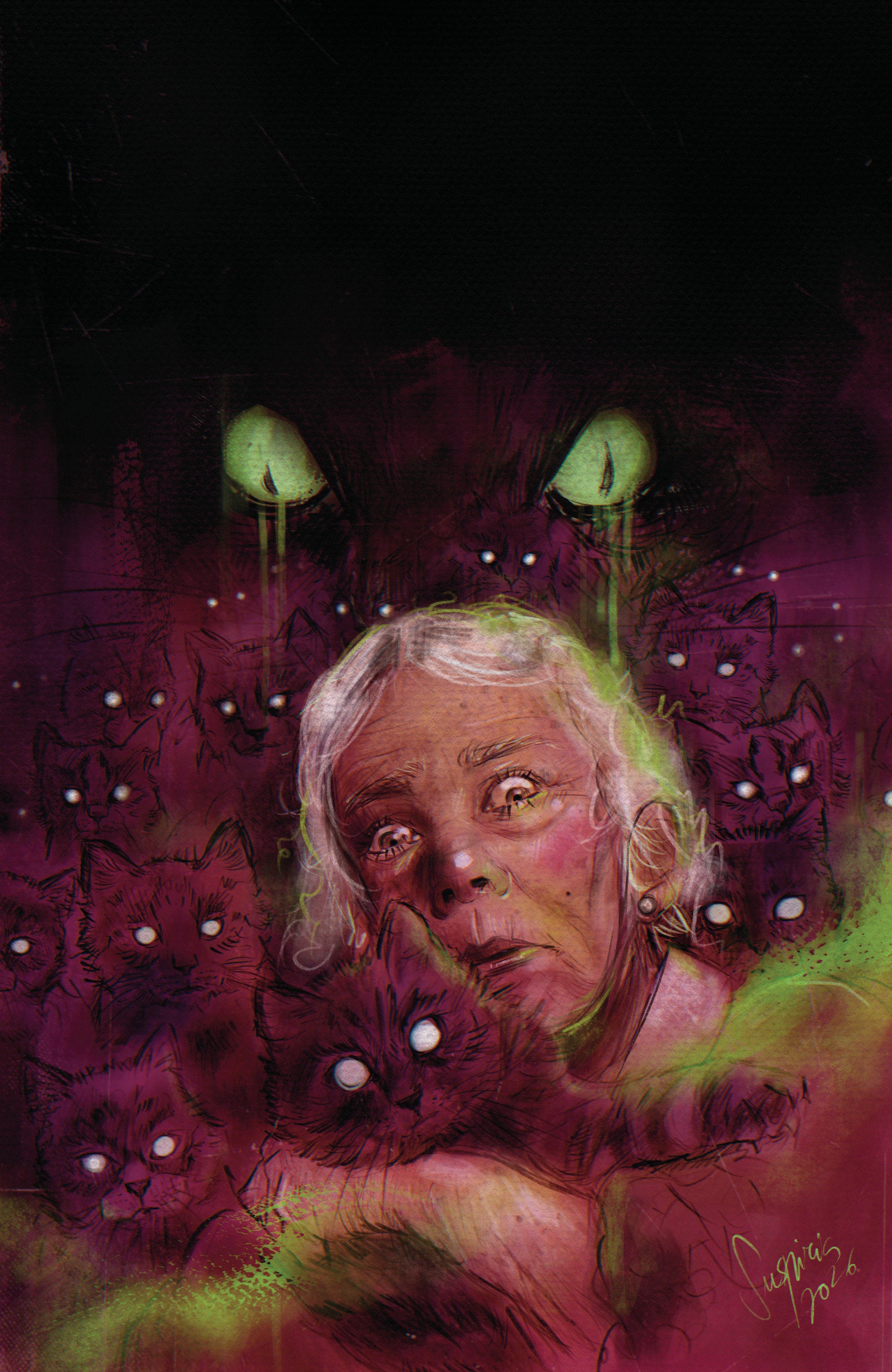 Stuff Of Nightmares: The Cat In The Coffin #1 F 1 in 10 Variant Edition (Full Art, Vilchez) | Odin's Place