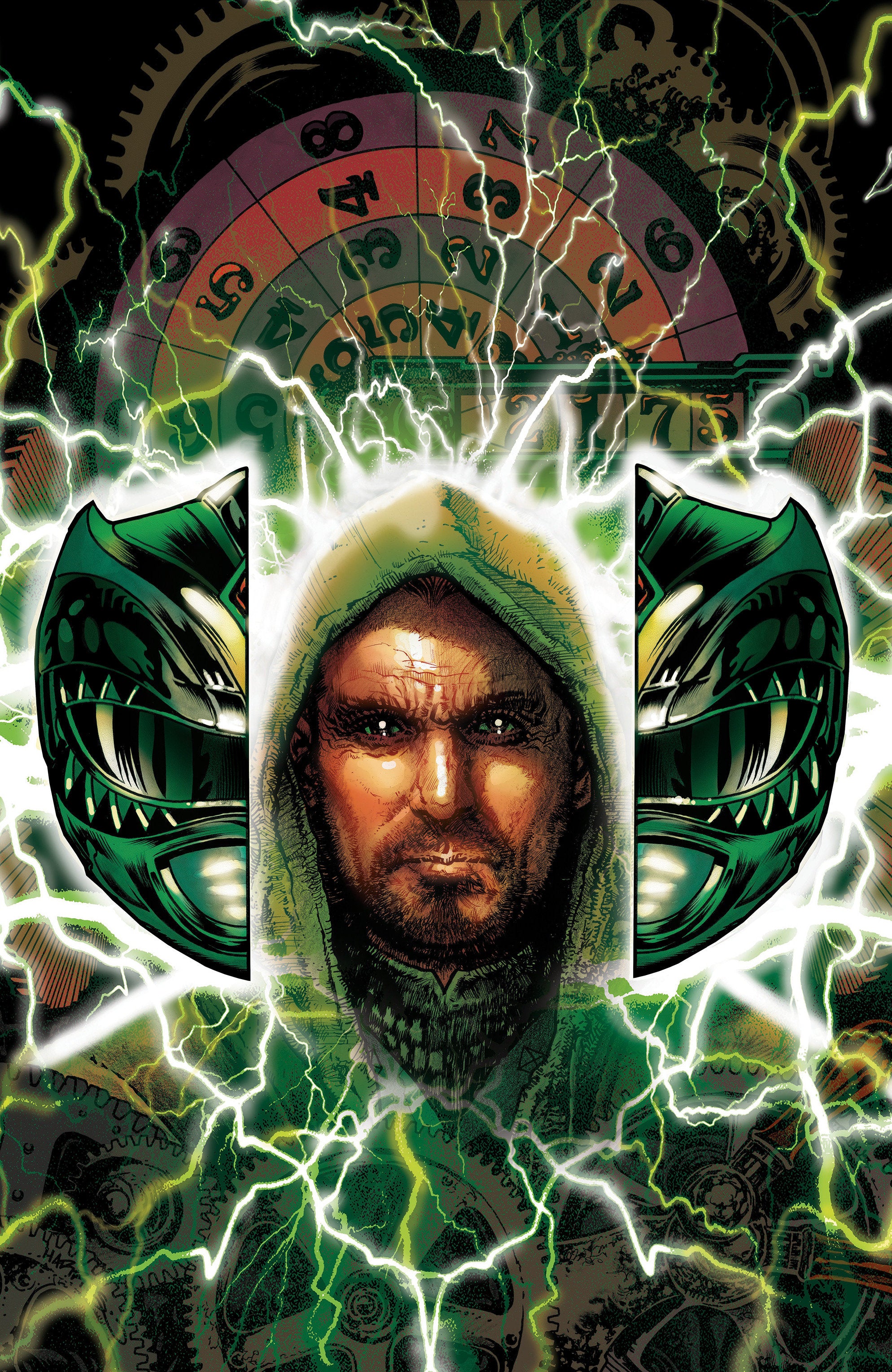 Power Rangers Green #1 F Foil Variant (Full Art, Foil, Harris) | Odin's Place