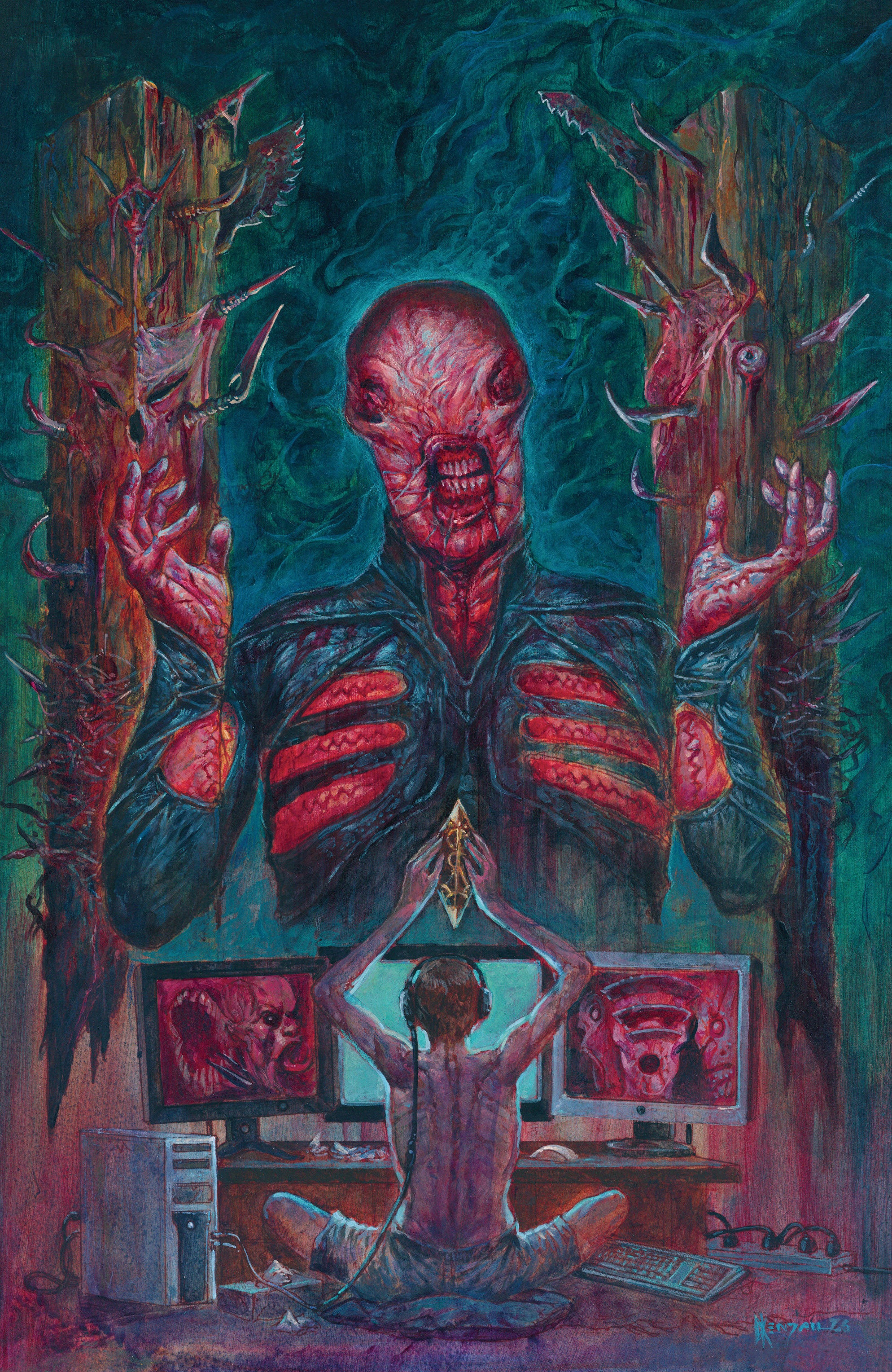 Hellraiser: Resurrections   The Onanistic Ritual #1 F Unlimited Variant (Full Art, Kendall) | Odin's Place
