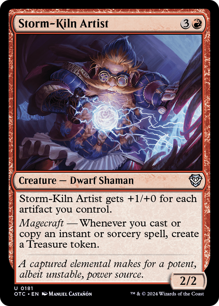 Storm-Kiln Artist [Outlaws of Thunder Junction Commander] | Odin's Place