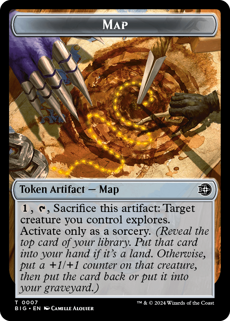 Map // Plot Double-Sided Token [Outlaws of Thunder Junction Tokens] | Odin's Place