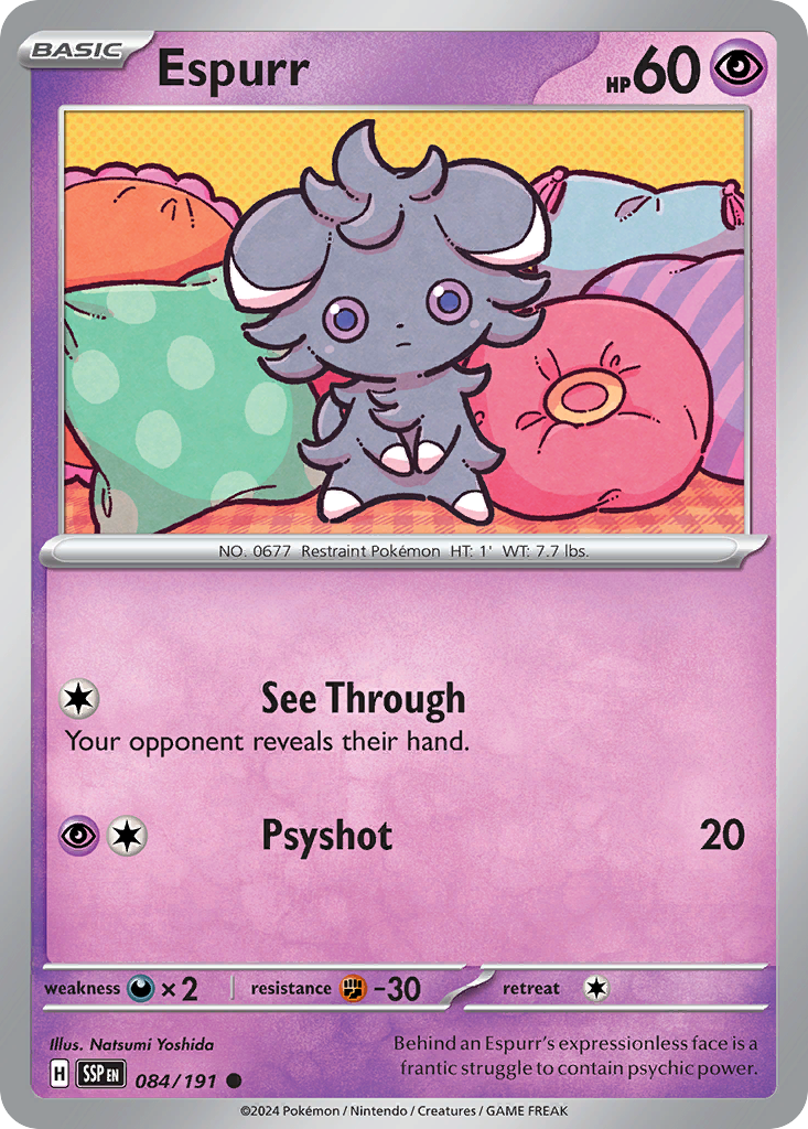 Espurr (084/191) [Scarlet & Violet: Surging Sparks] | Odin's Place