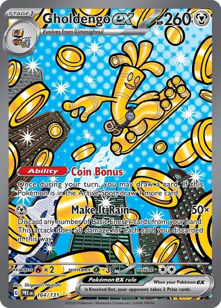 Gholdengo ex (164/131) [Scarlet & Violet: Prismatic Evolutions] | Odin's Place