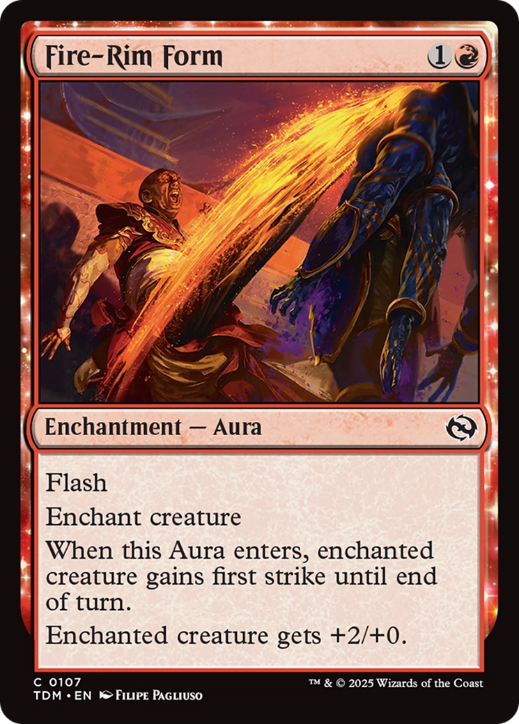 Fire-Rim Form [Tarkir: Dragonstorm] | Odin's Place