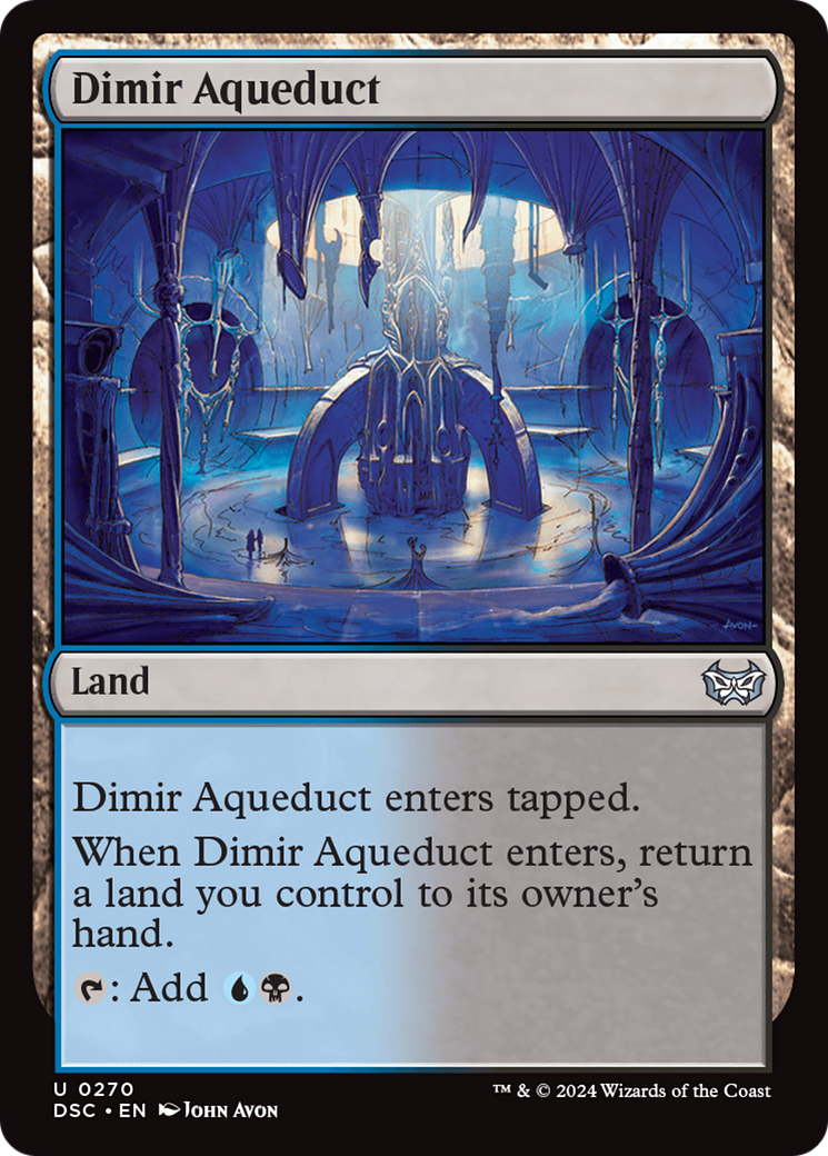 Dimir Aqueduct [Duskmourn: House of Horror Commander] | Odin's Place