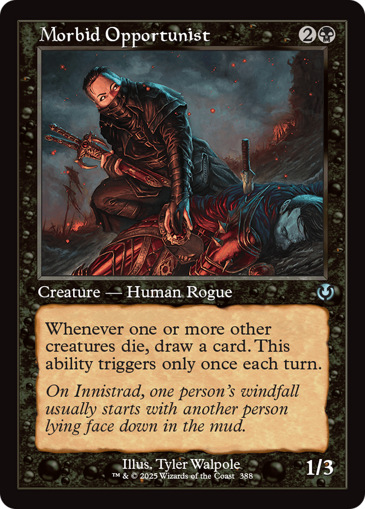 Morbid Opportunist (Retro Frame) [Innistrad Remastered] | Odin's Place
