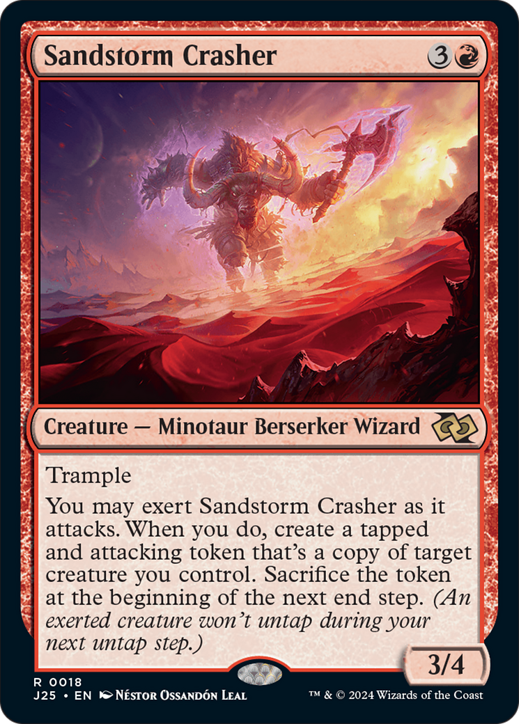 Sandstorm Crasher [Foundations Jumpstart] | Odin's Place