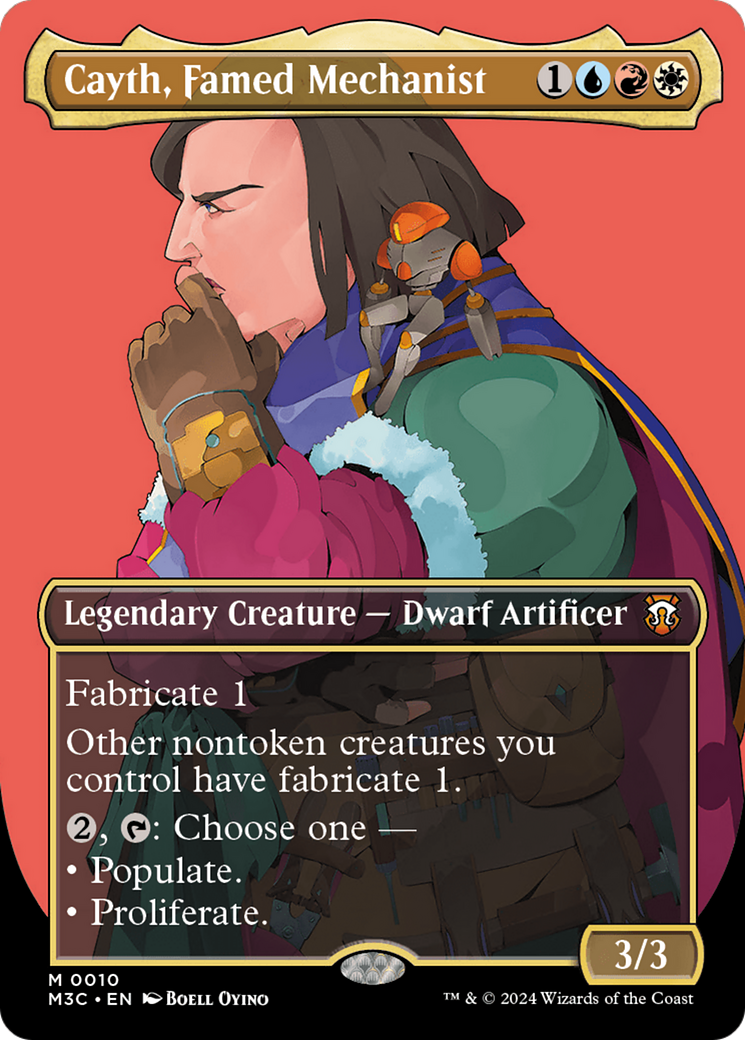 Cayth, Famed Mechanist (Borderless) [Modern Horizons 3 Commander] | Odin's Place