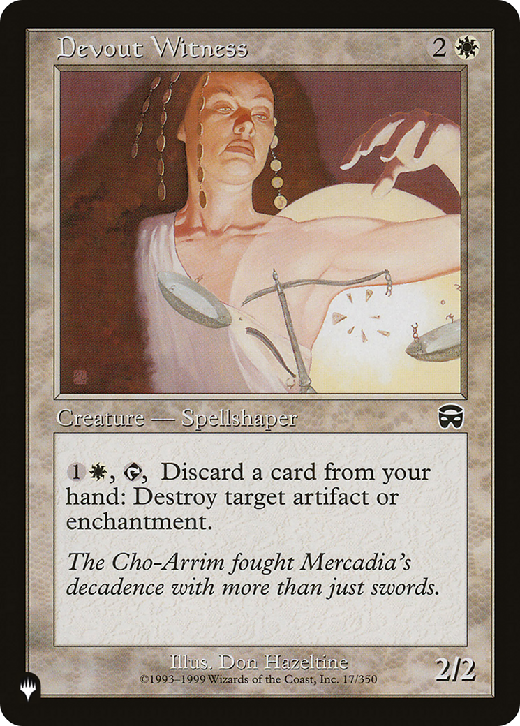 Devout Witness [The List] | Odin's Place