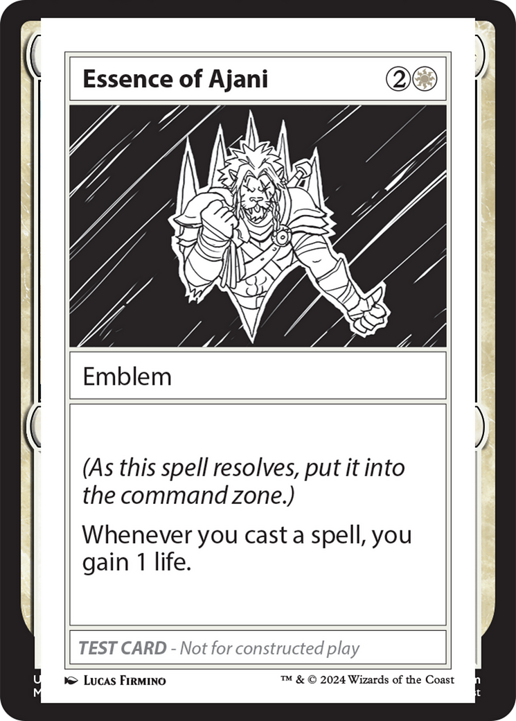 Essence of Ajani [Mystery Booster 2 Playtest Cards] | Odin's Place
